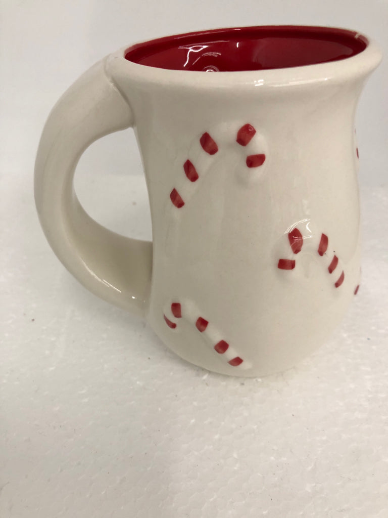 CANDY CANE MUG.