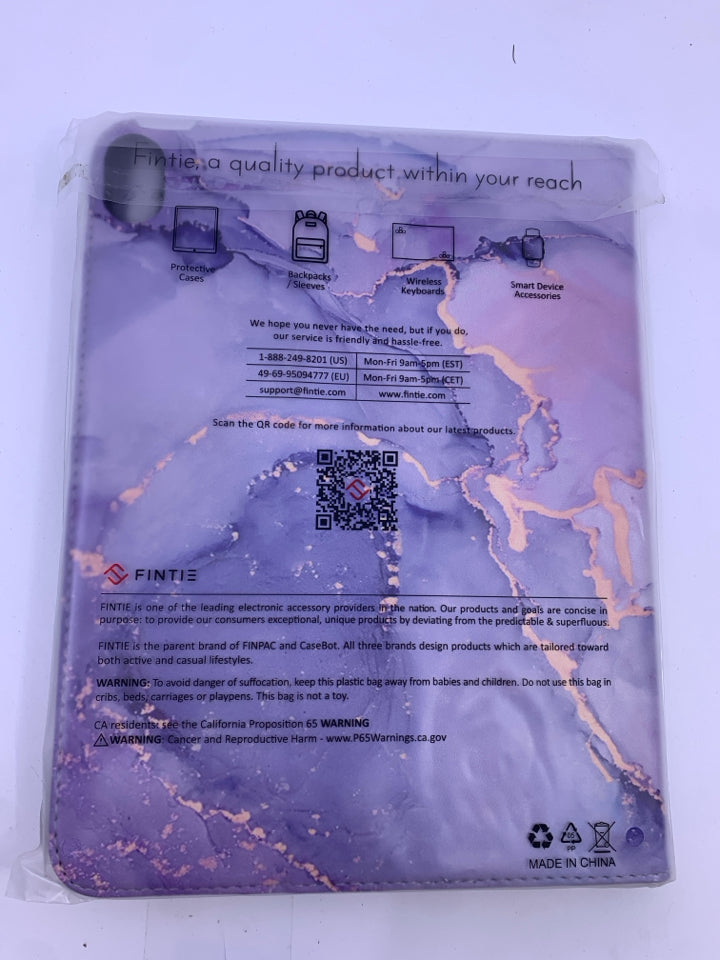 NIP PURPLE MARBLE IPAD CASE GEN 4/5.
