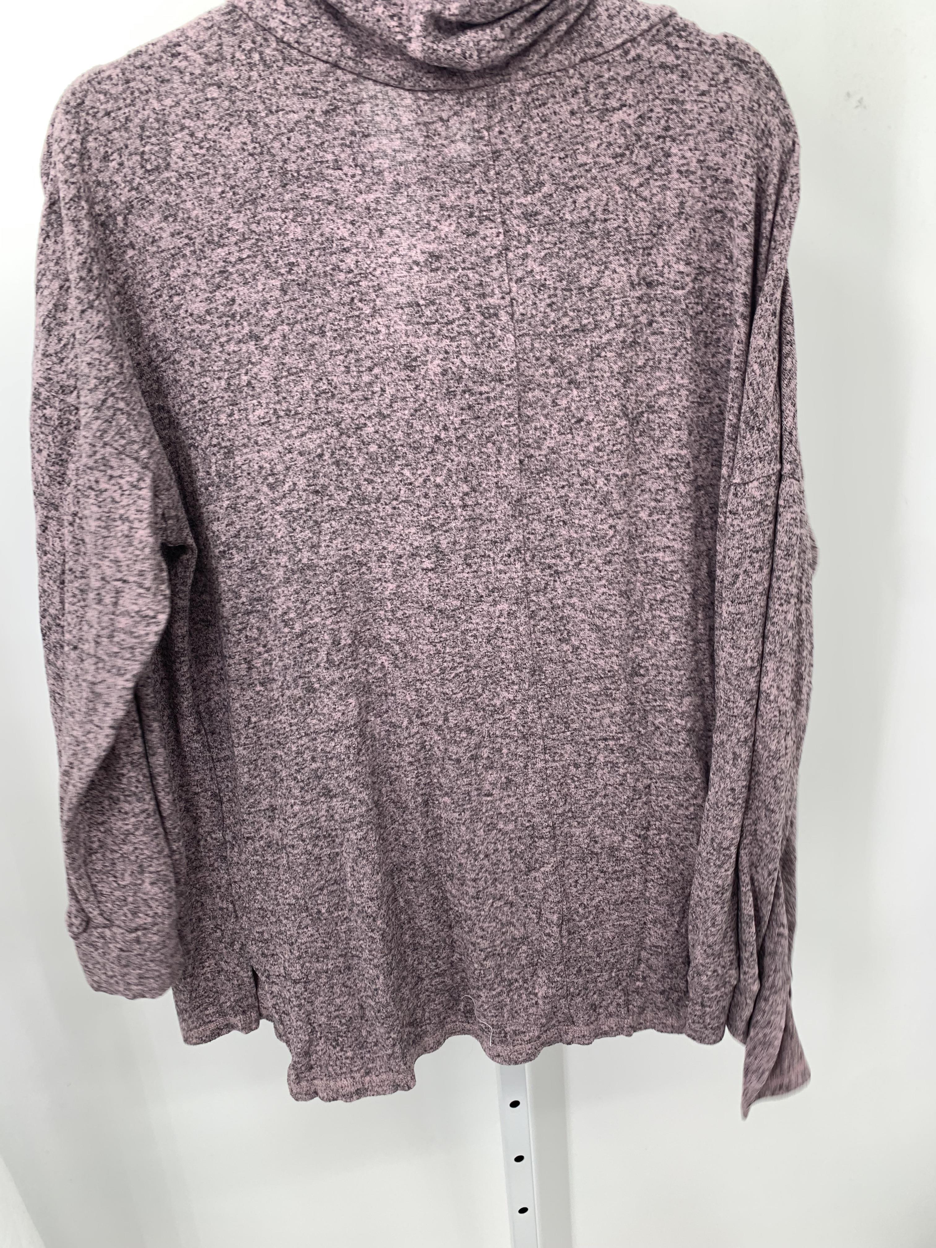 Motherhood Purple Size Large Maternity Long Sleeve Shirt