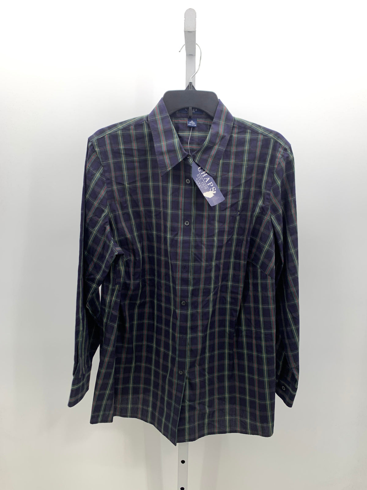 Chaps Size 1X Womens Long Sleeve Shirt