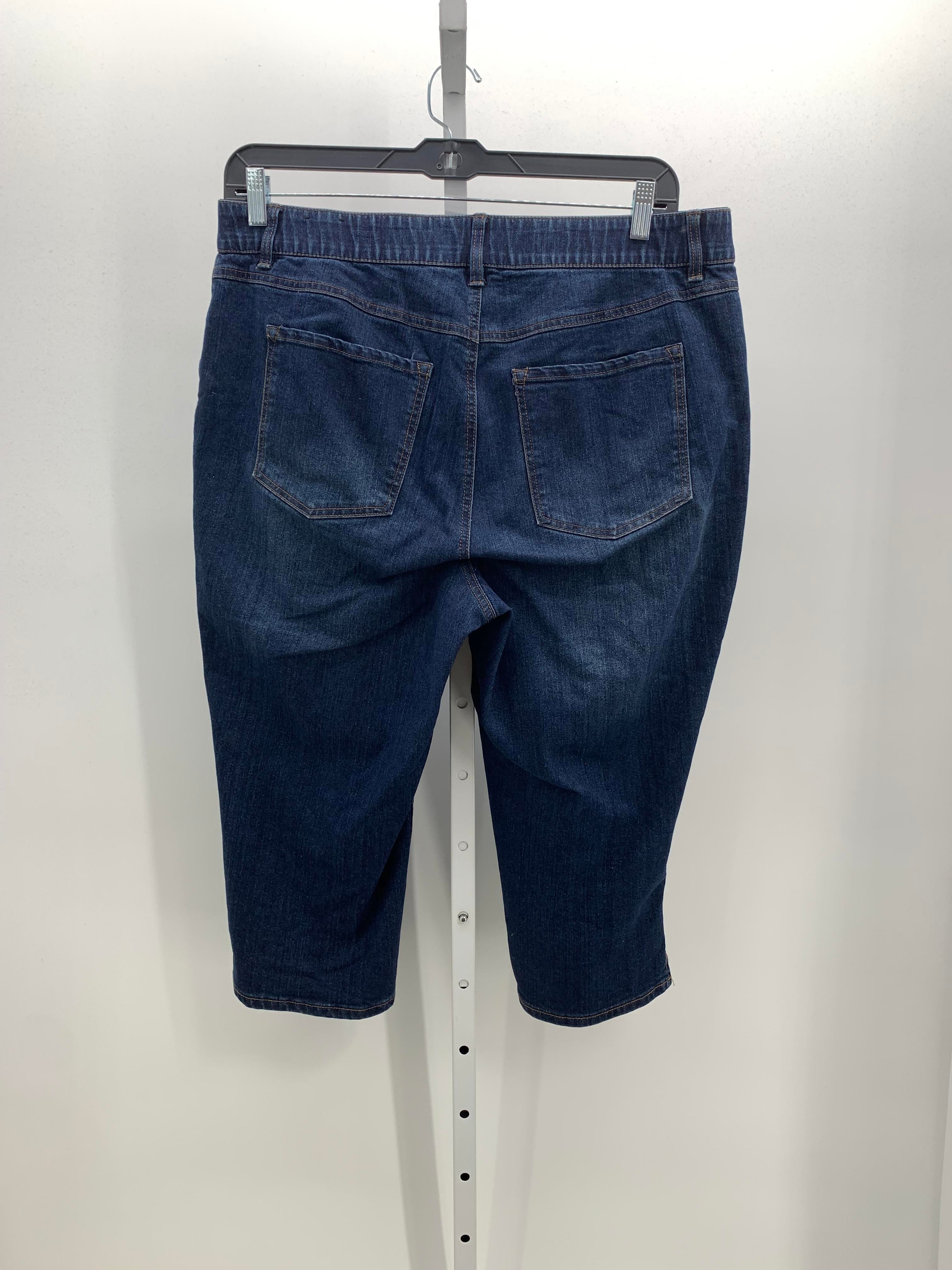 d. jeans Size 18 W Womens Capri Pants