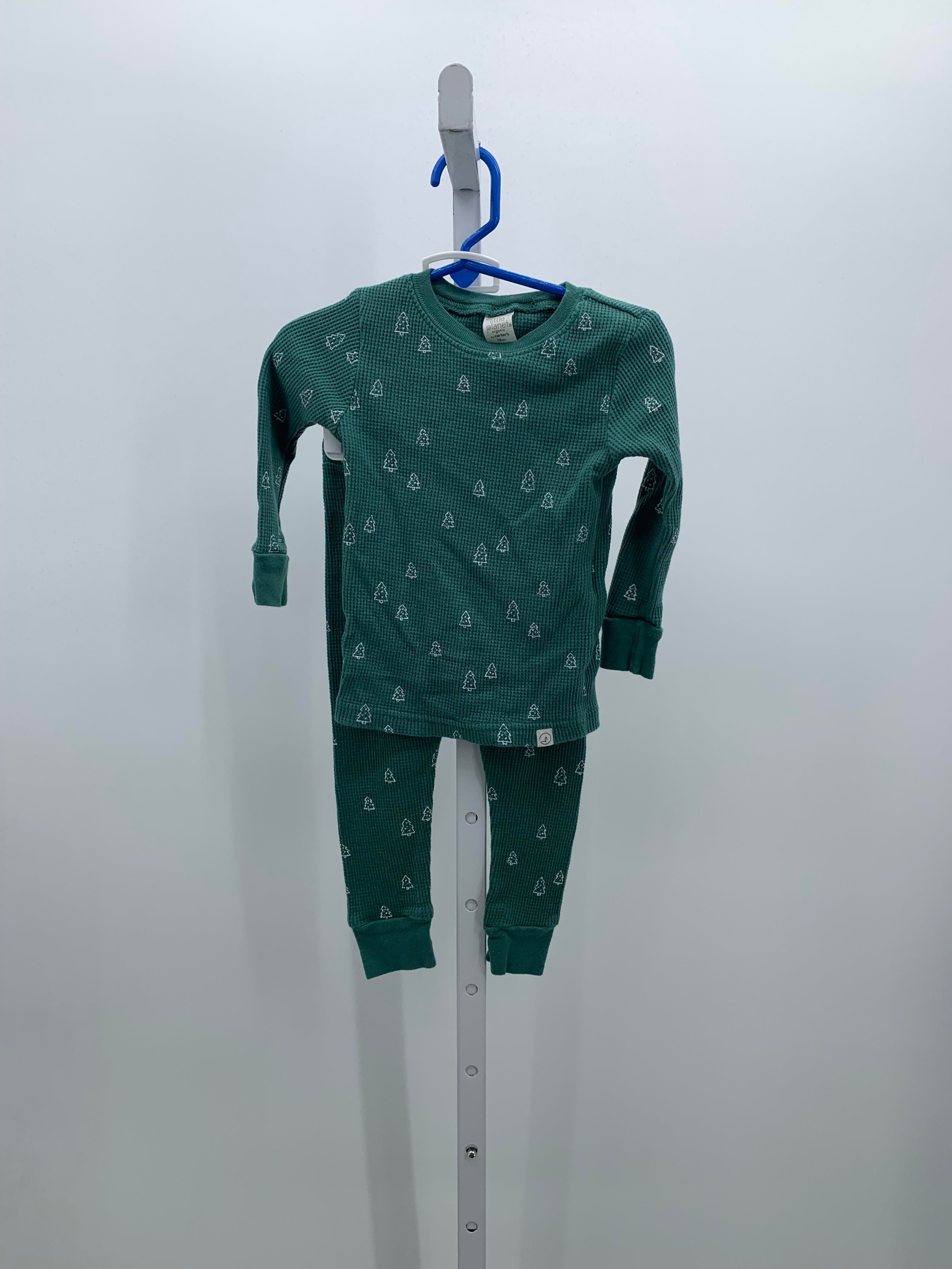 PJS WAFFLE KNIT WHITE TREES