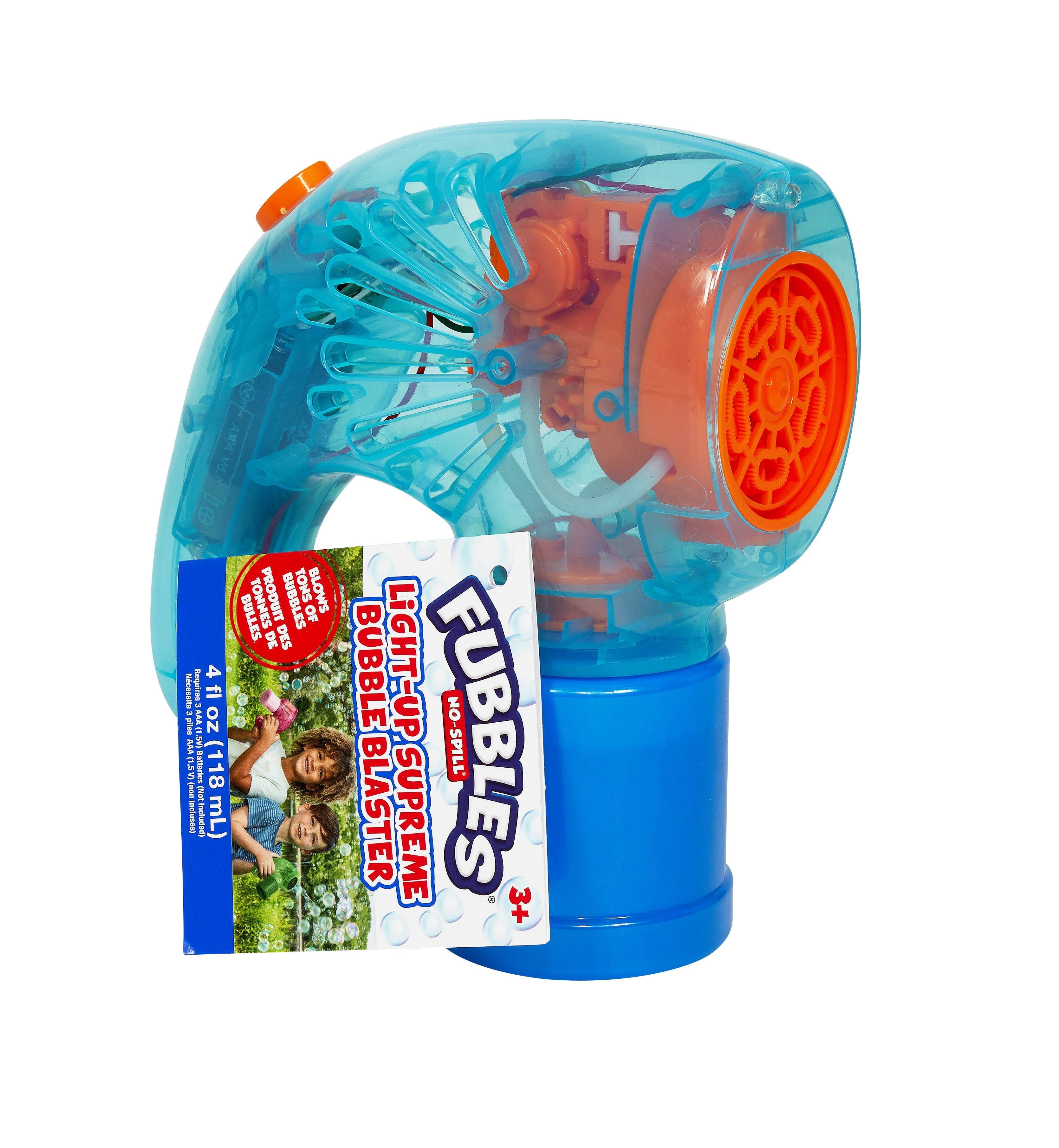 New - Fubbles Light Up Supreme Bubble Blaster
