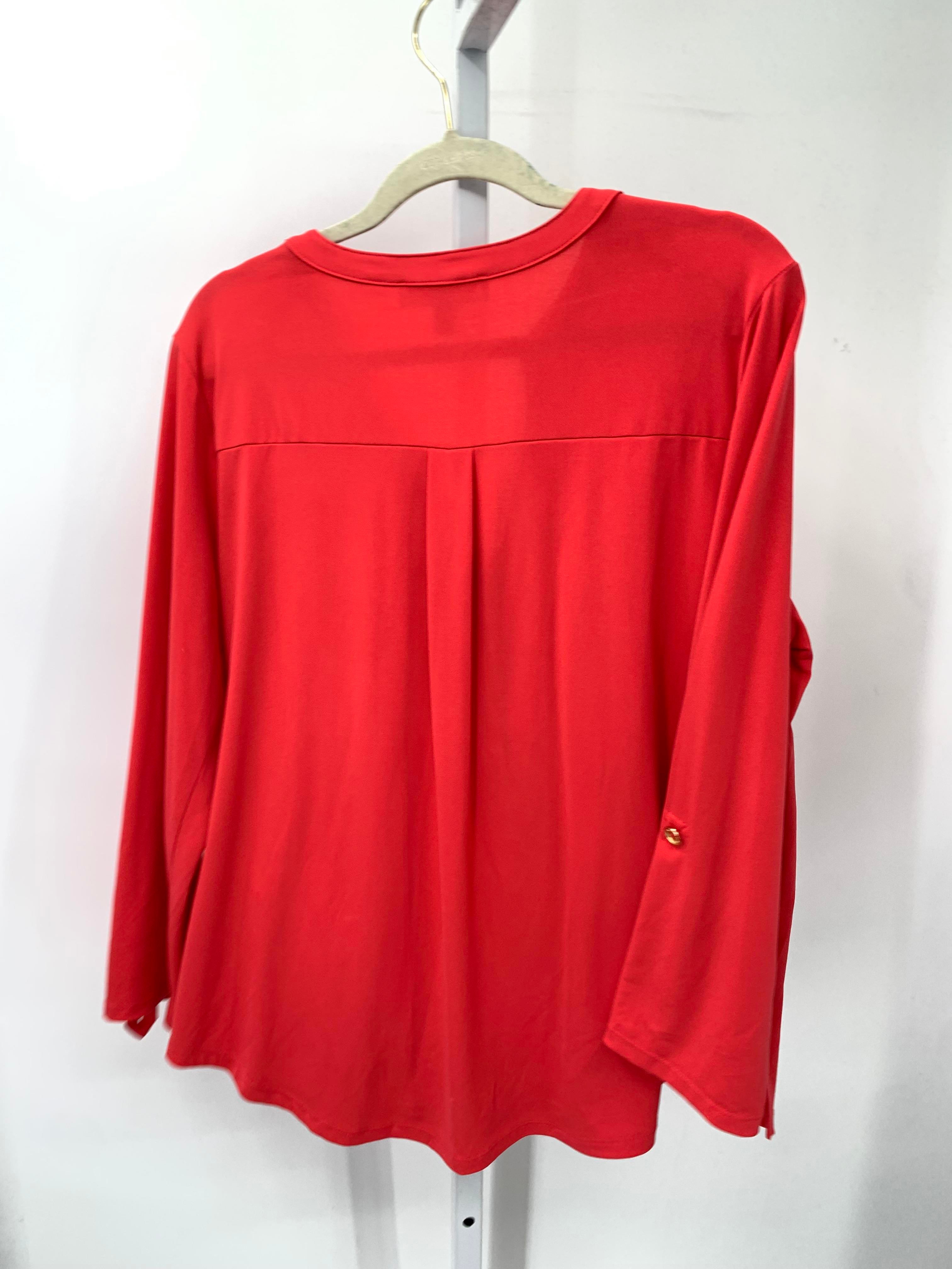 Michael Kors Size Extra Large Misses Long Sleeve Shirt