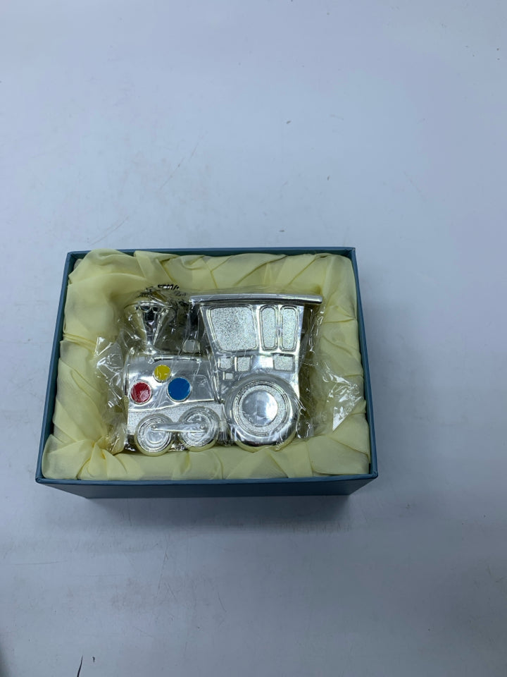 Reed & Barton Silverplate Train Bank