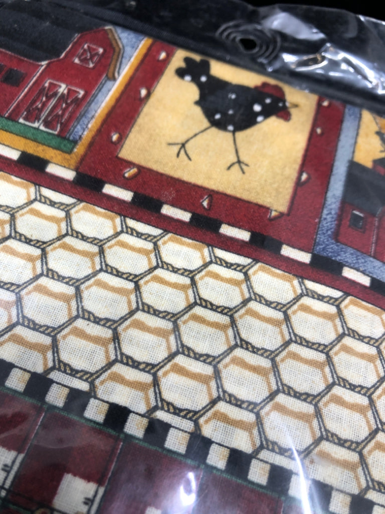 DEBBIE MUMM 2PC PRIMITIVE DESIGN NAPKINS.