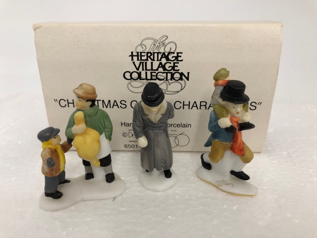 VILLAGE ACCESSORIES CHRISTMAS CAROL CHARACTERS DEPARTMENT 56.