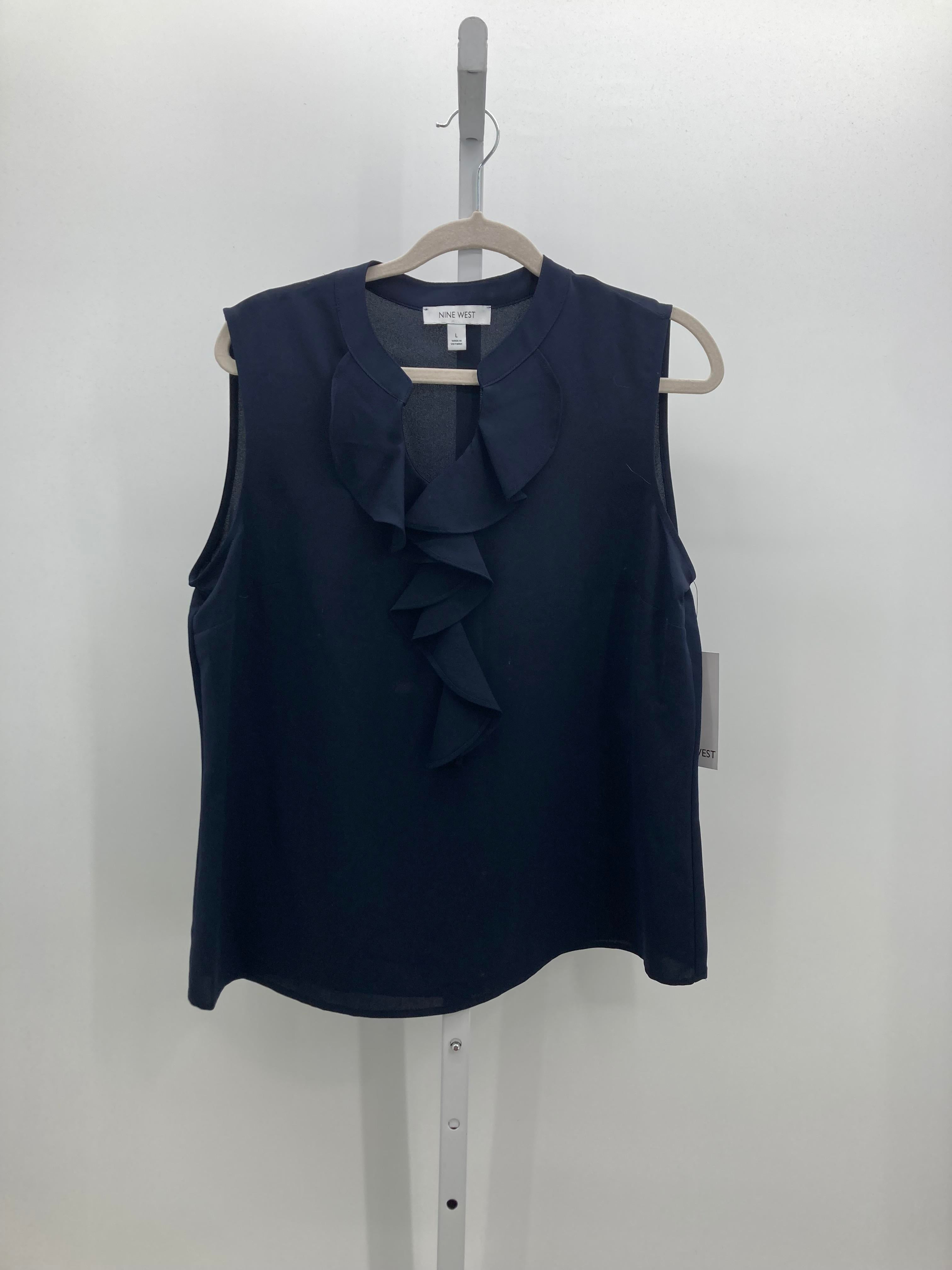 Nine West Size Large Misses Sleeveless Shirt