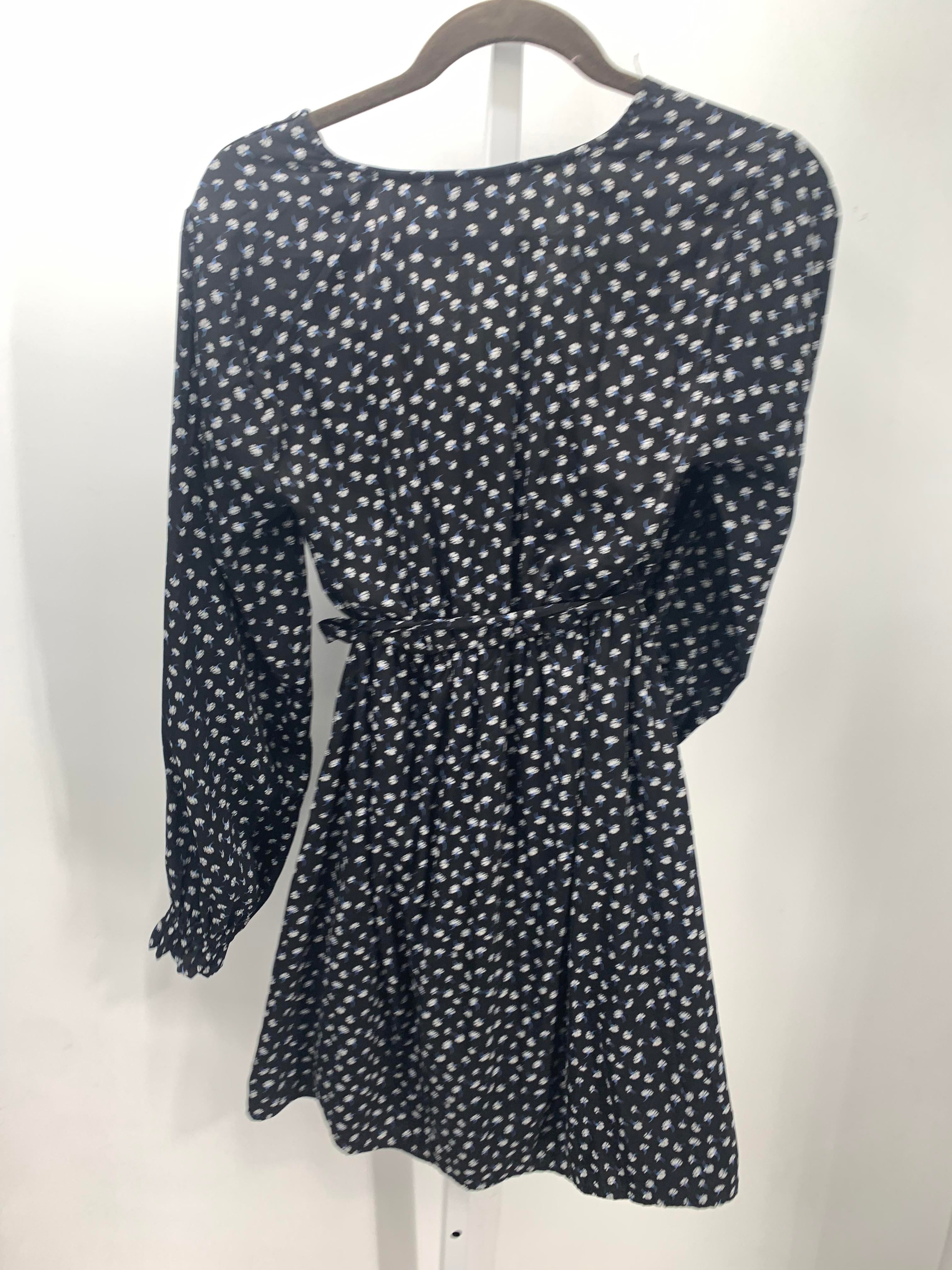 Motherhood Black Size Medium Maternity Long Sleeve Dress