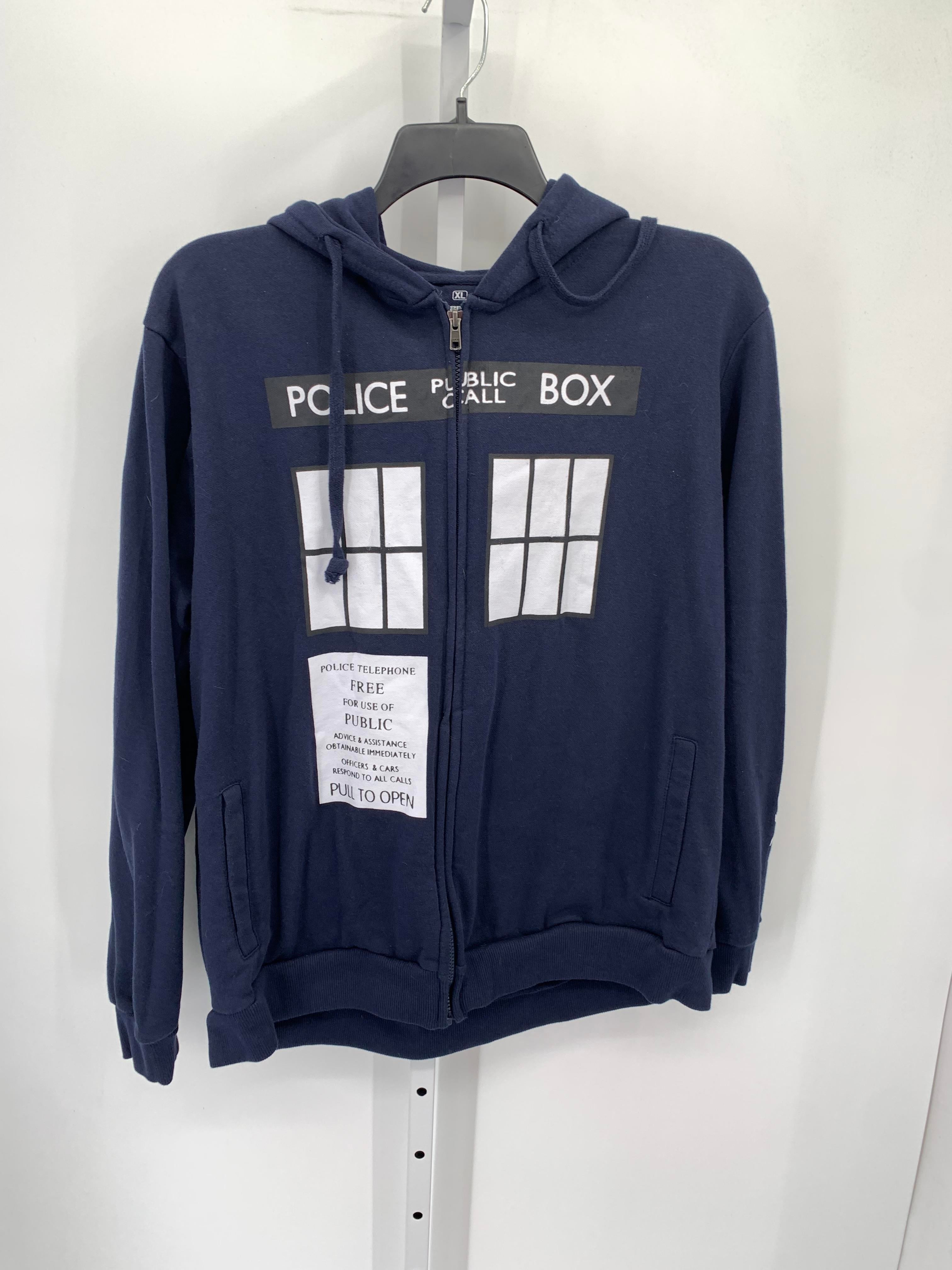 DOCTOR WHO HOODED ZIP KNIT.