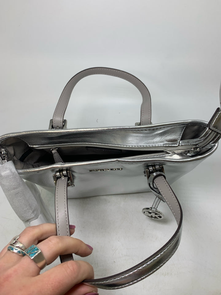 Michael Kors Jet Set Extra Small Metallic Tote- New Without Tags