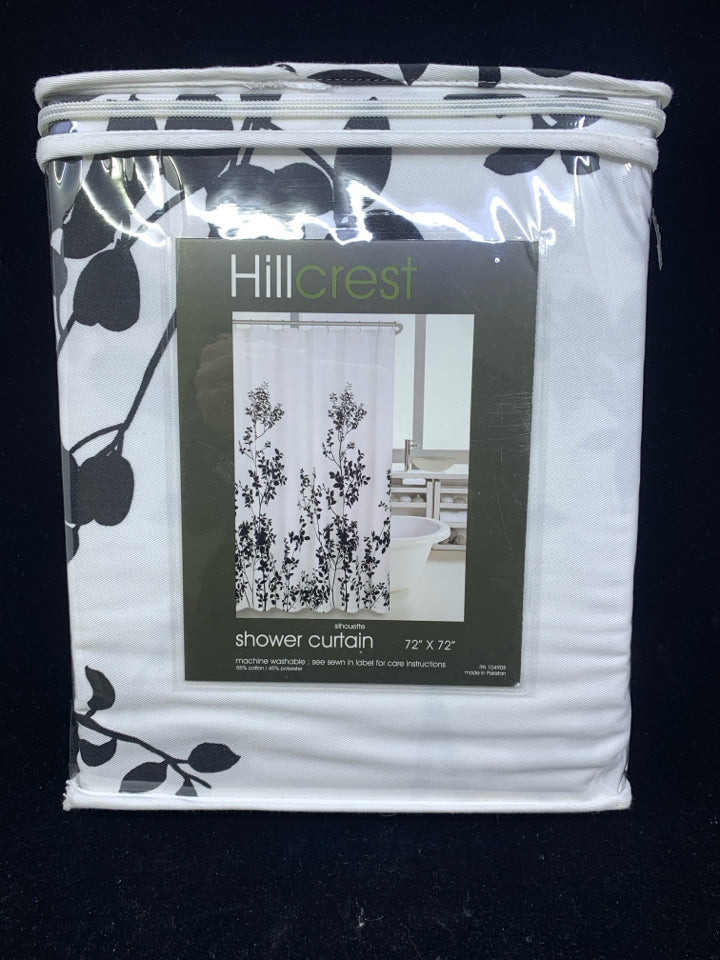 NIP HILLCREST FLORAL SHOWER CURTAIN.