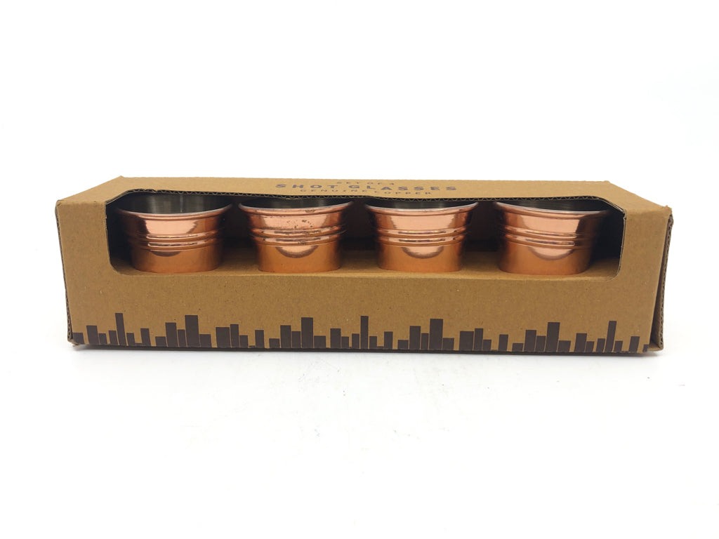 NIB SHOT GLASS SET.