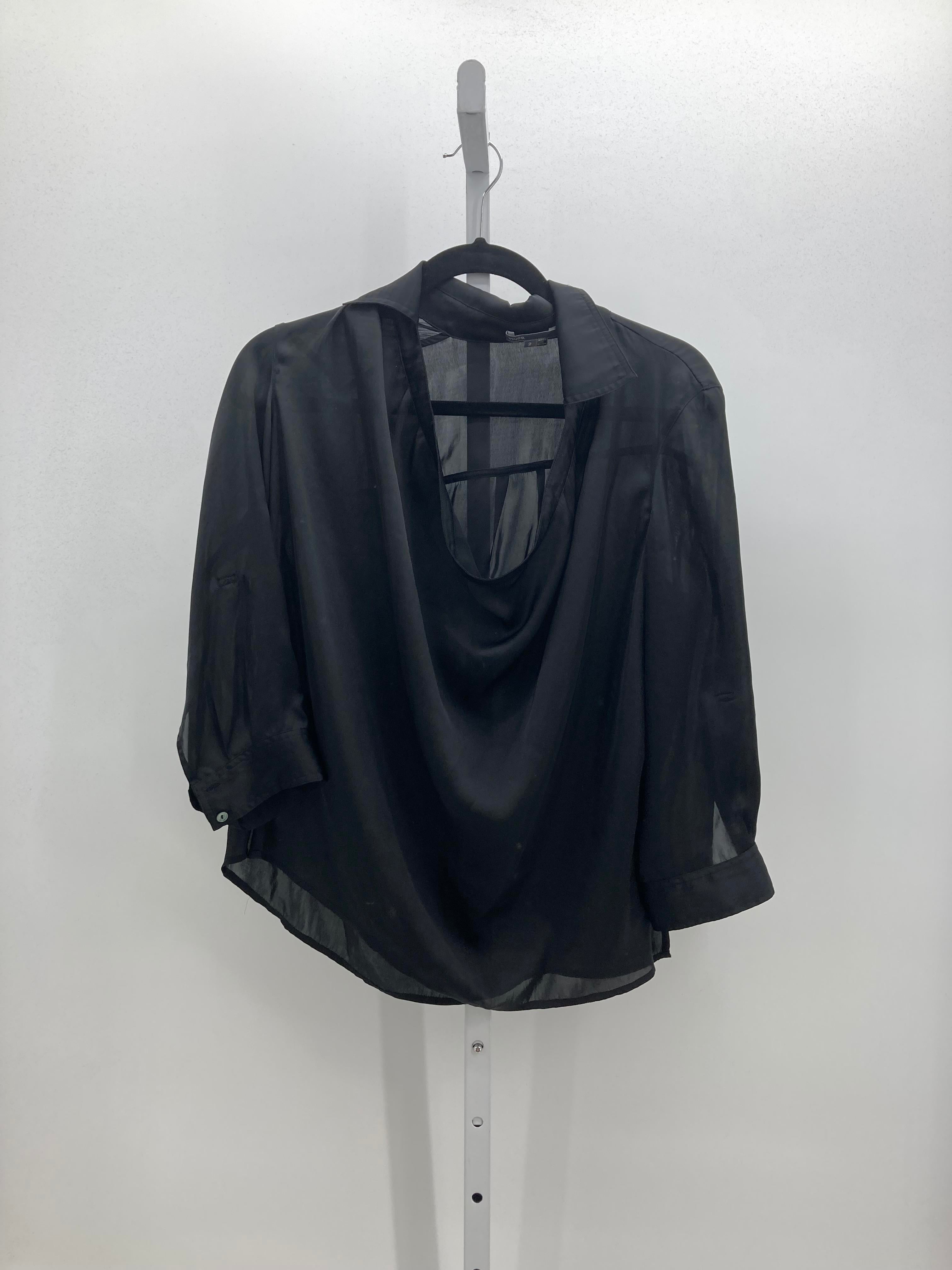 vince Size 2 Misses 3/4 Sleeve Shirt