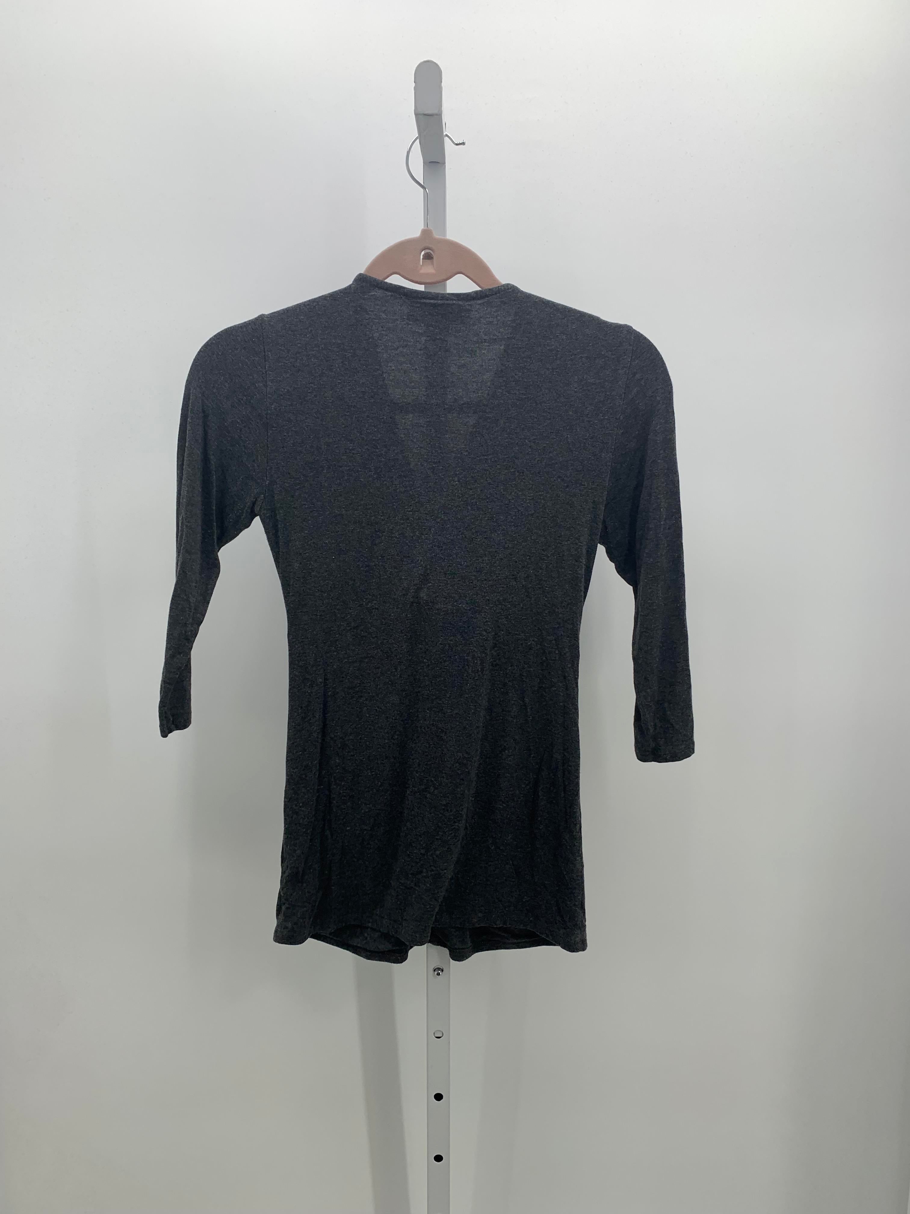Jessica Simpson Grey Size Small Maternity 3/4 Sleeve Shirt