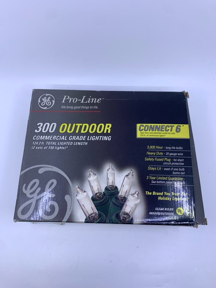 NIB GE 300 OUTDOOR LIGHTS.