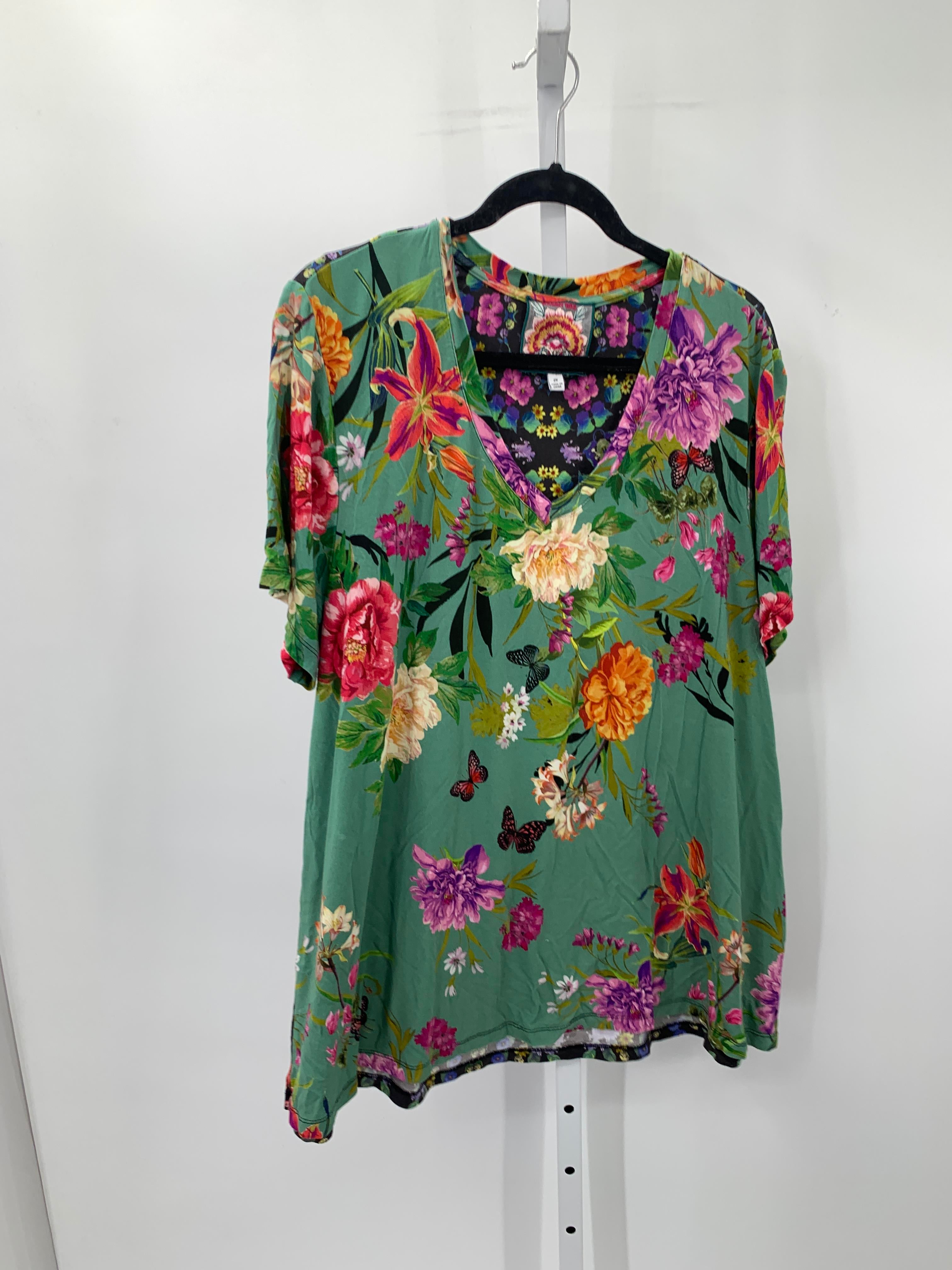 Size 1X Womens Short Sleeve Shirt