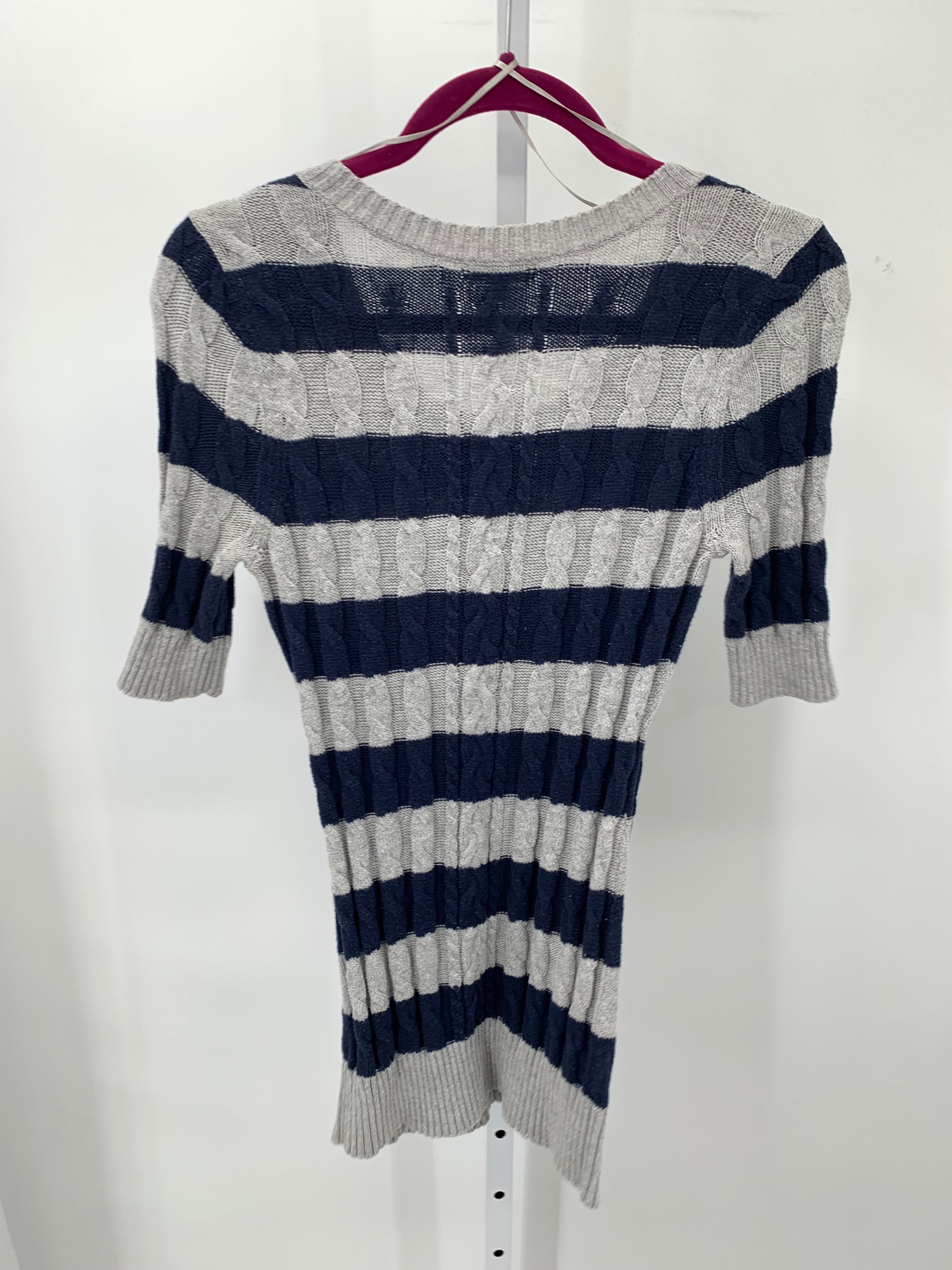A Pea in the Pod Grey Size X Small Maternity Short Sleeve Sweater