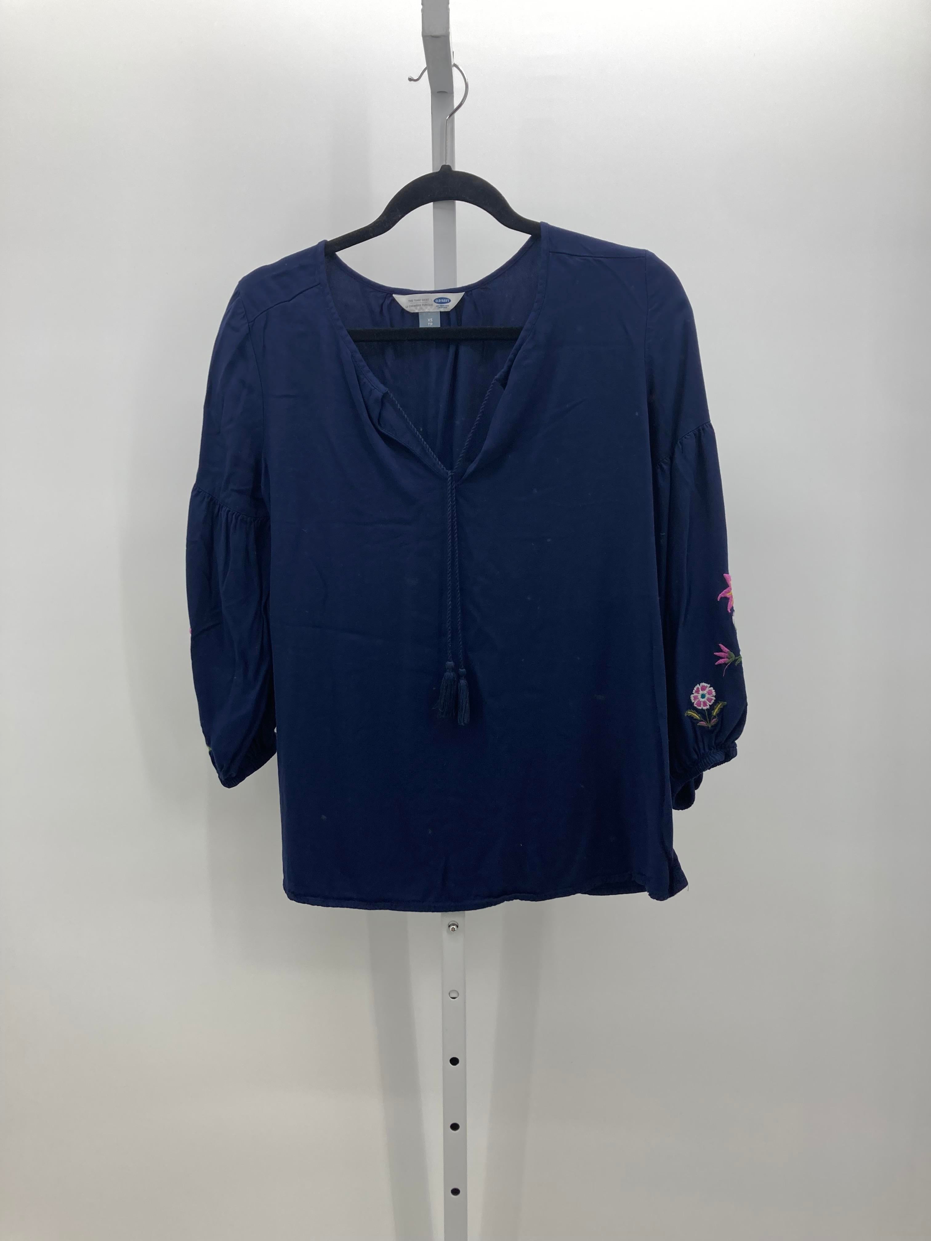Old Navy Size X Small Misses 3/4 Sleeve Shirt