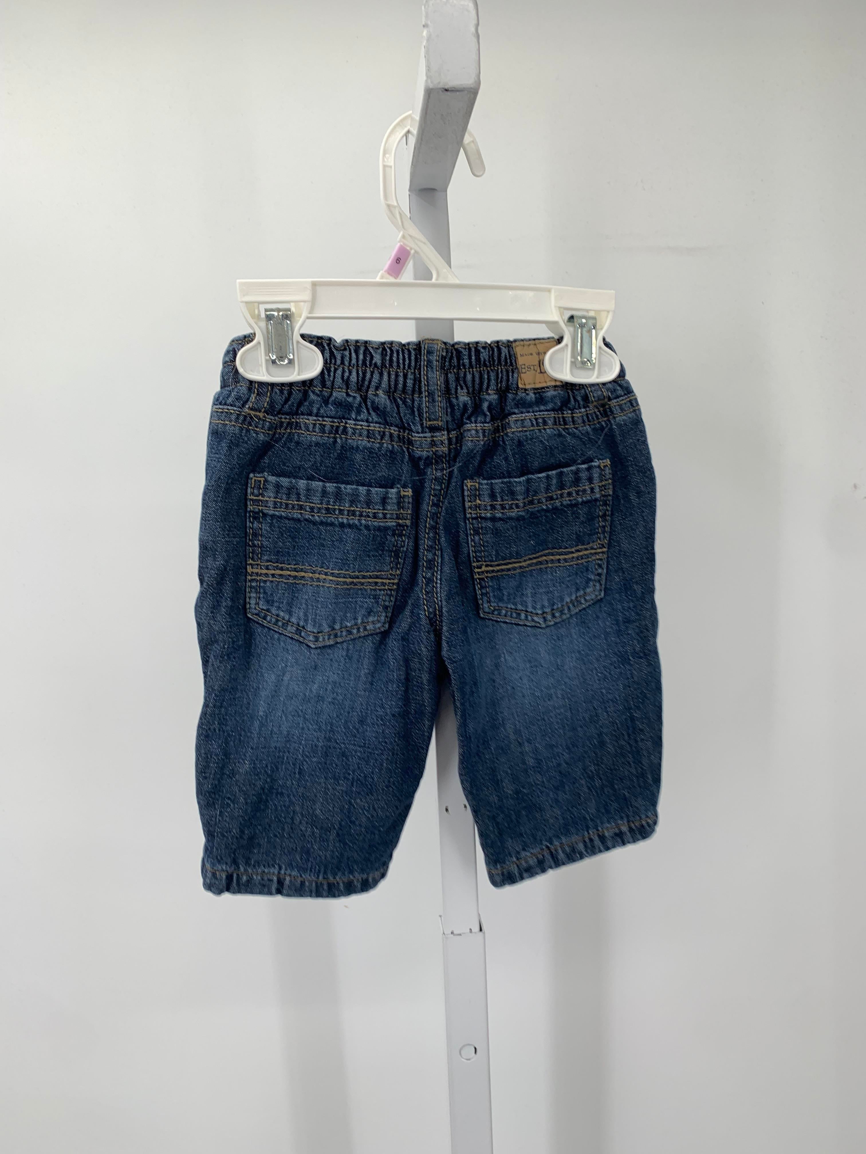 ELASTIC WAIST LINED JEANS