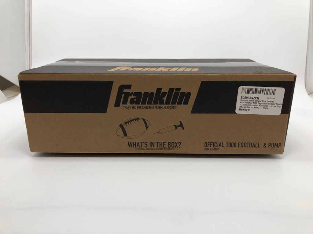NIB FRANKLIN FOOTBALL & PUMP.