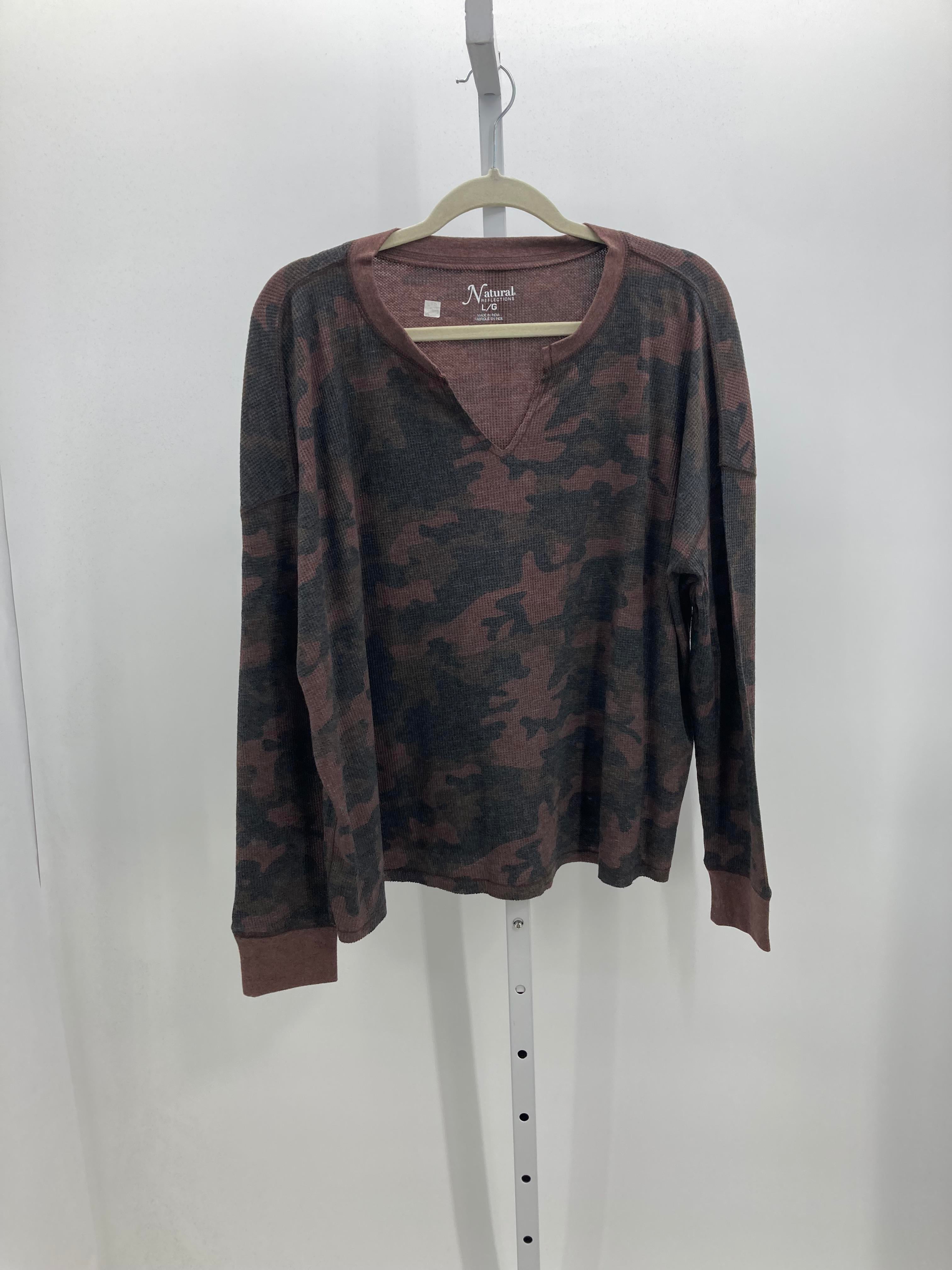 Natural Reflections Size Large Misses Long Sleeve Shirt