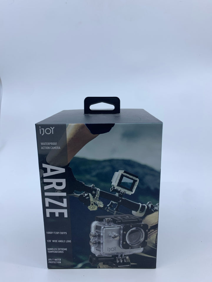 NIB IJOY ARIZE WATER PROOF ACTION CAMERA.