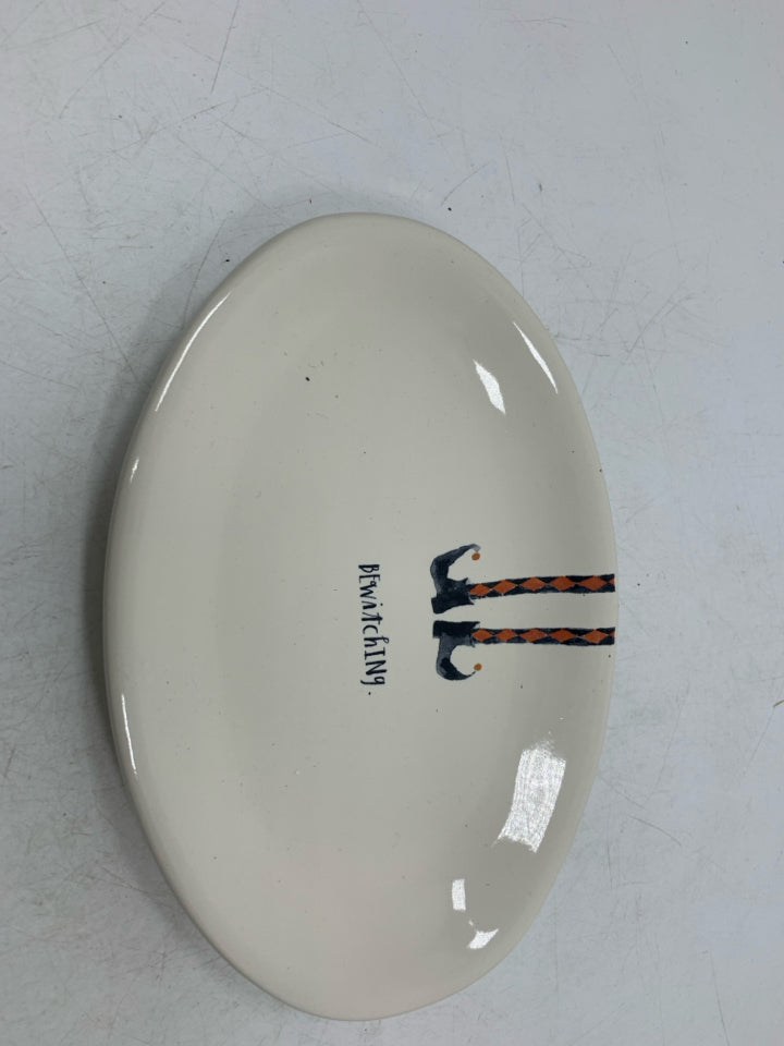 BEWITCHING SMALL PLATE- RAE DUNN.