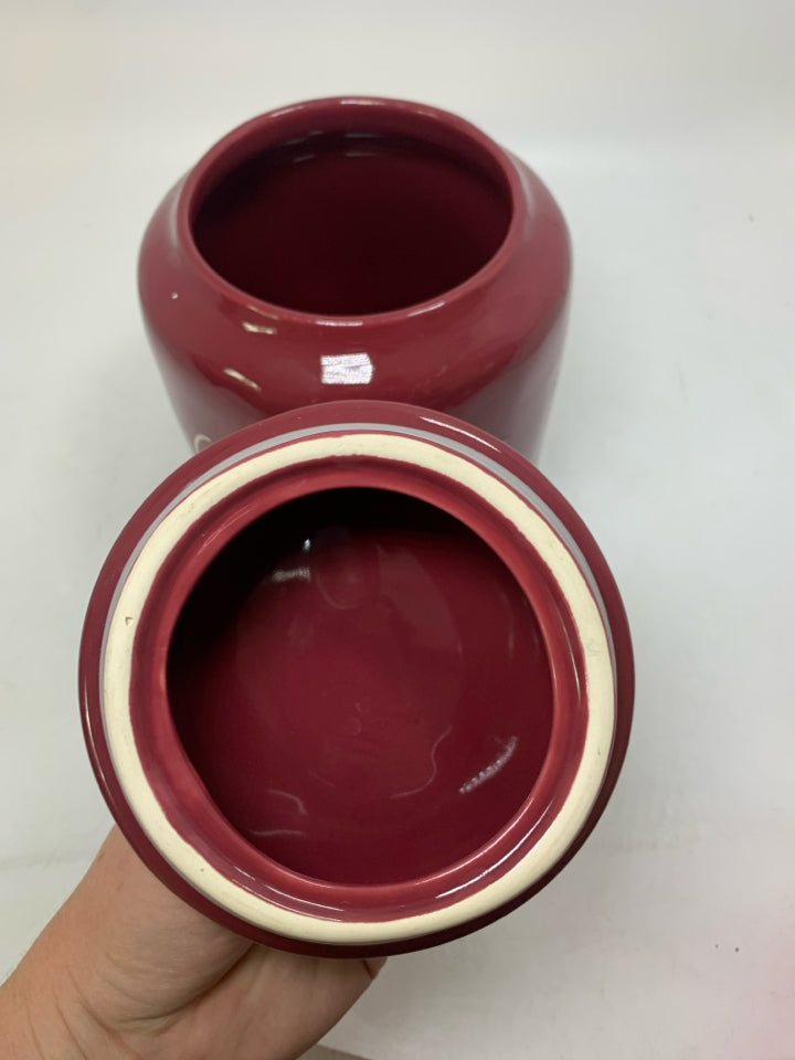 "COOKIES" CERAMIC COOKIE JAR.