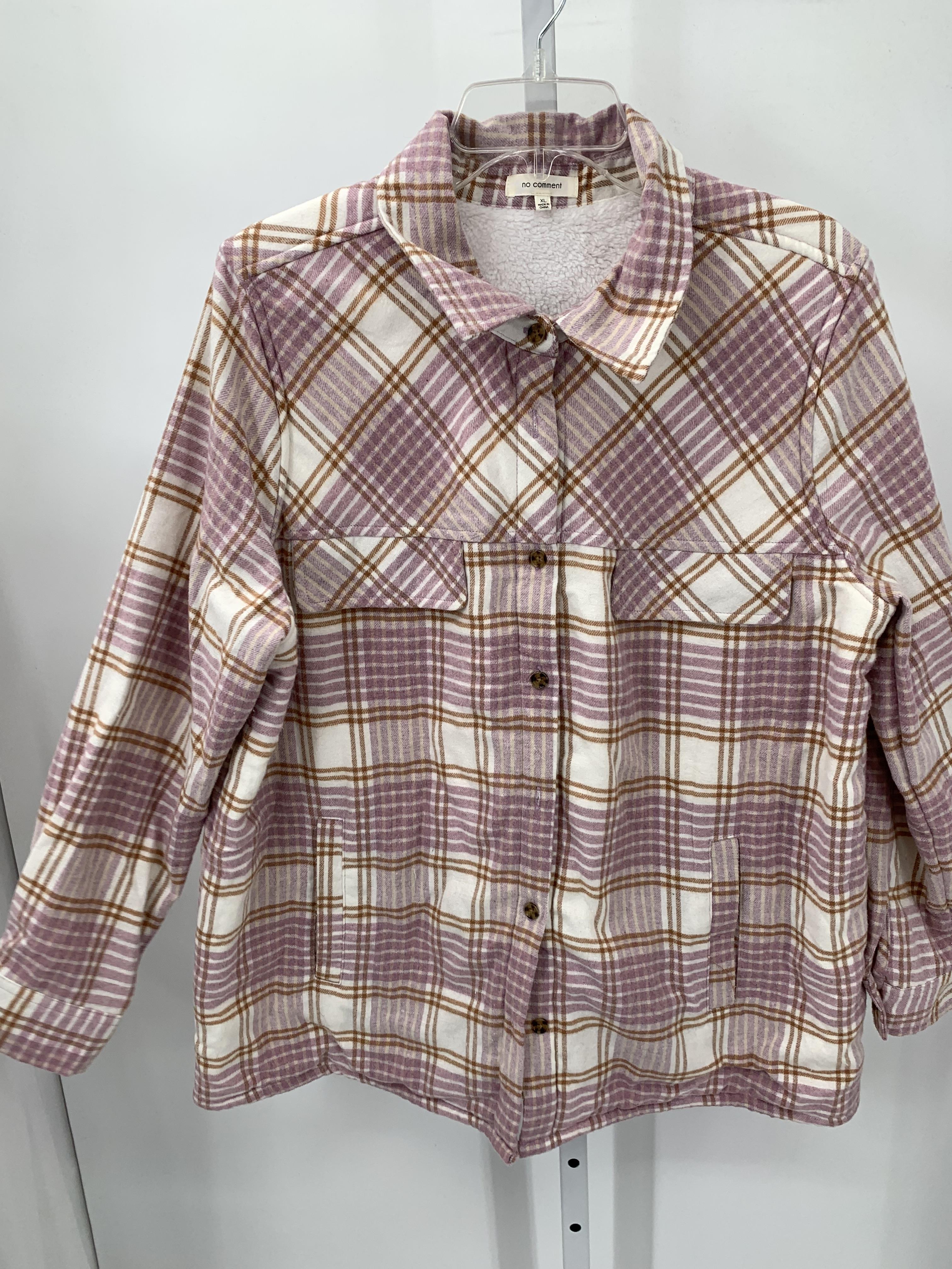no comment Size Extra Large Juniors Jacket
