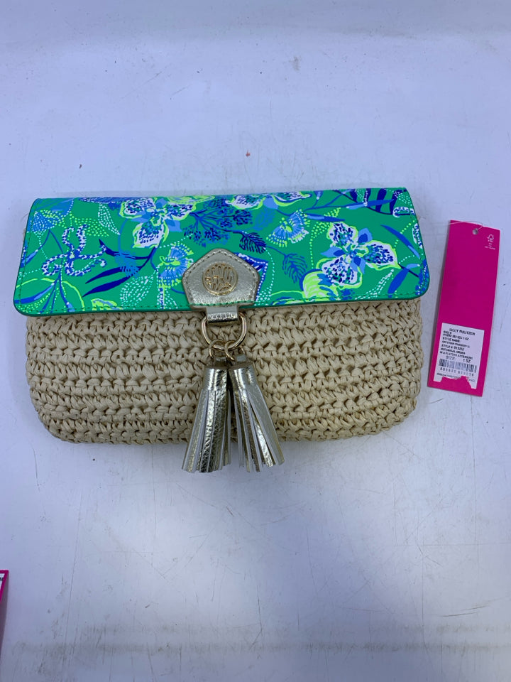 Lilly Pulitzer GWP Straw Crossbody- New With Tags