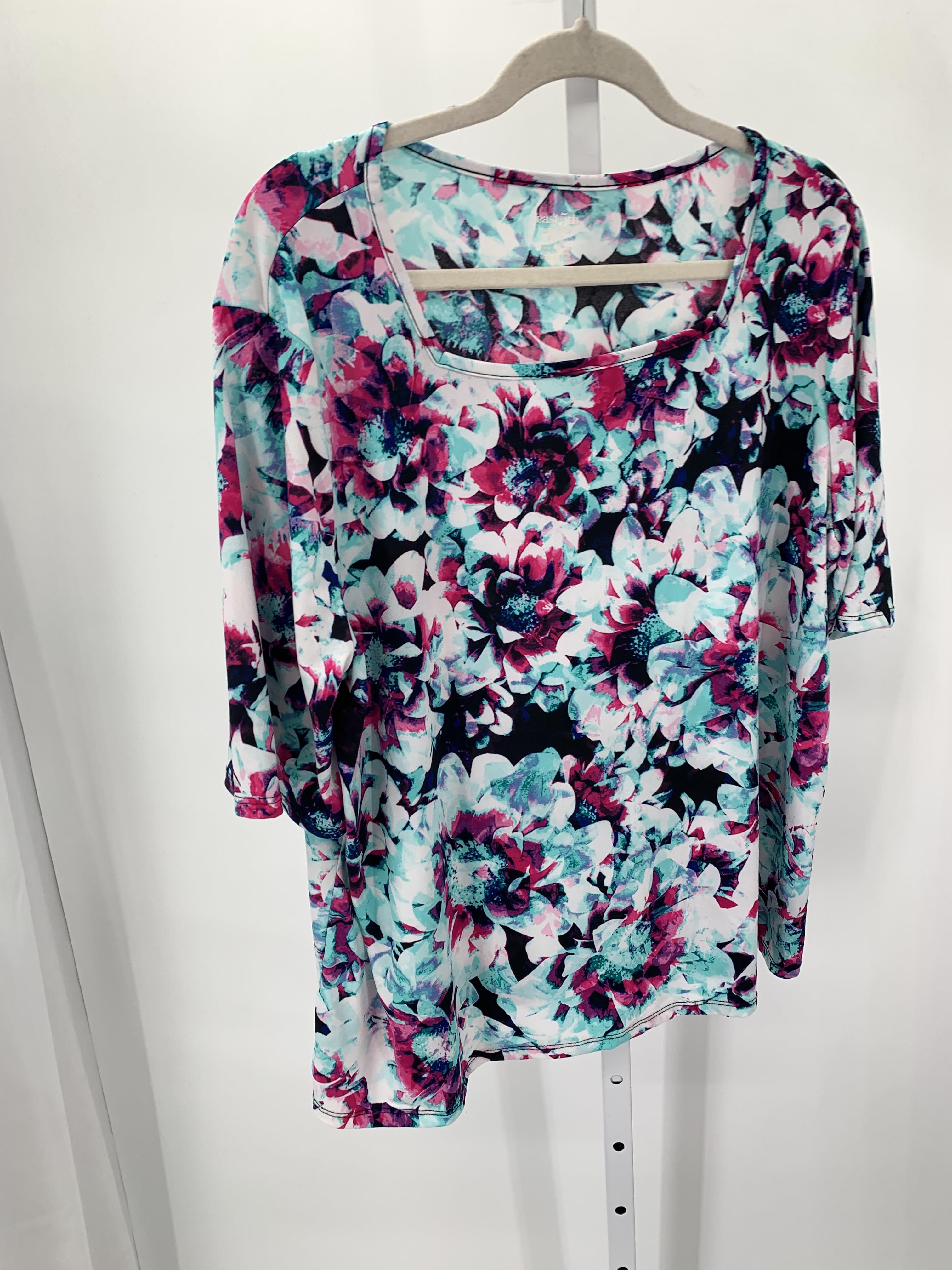 East 5th Size XX Large Petite Petite Short Sleeve Shirt