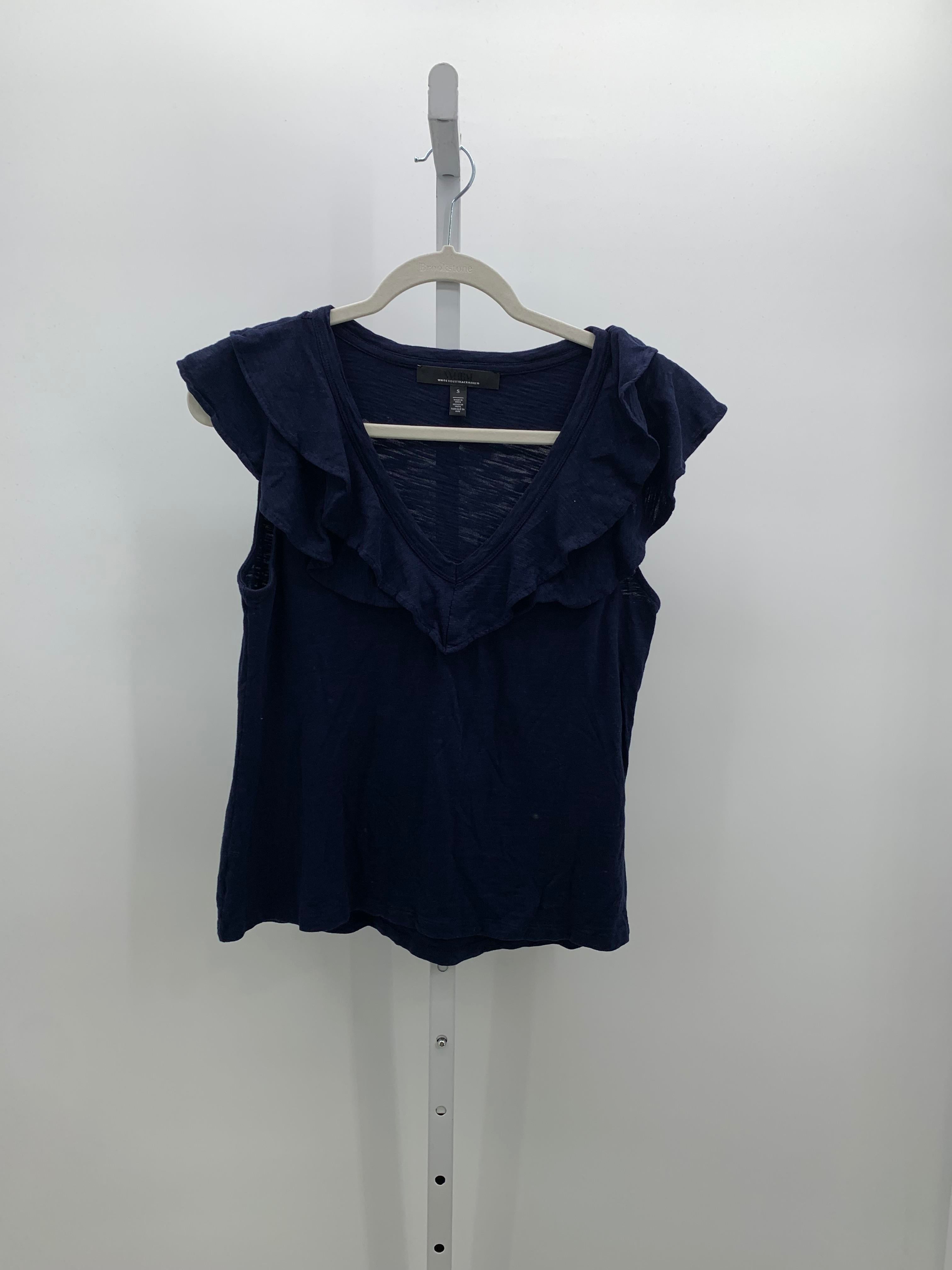 White House Black Size Small Misses Sleeveless Shirt