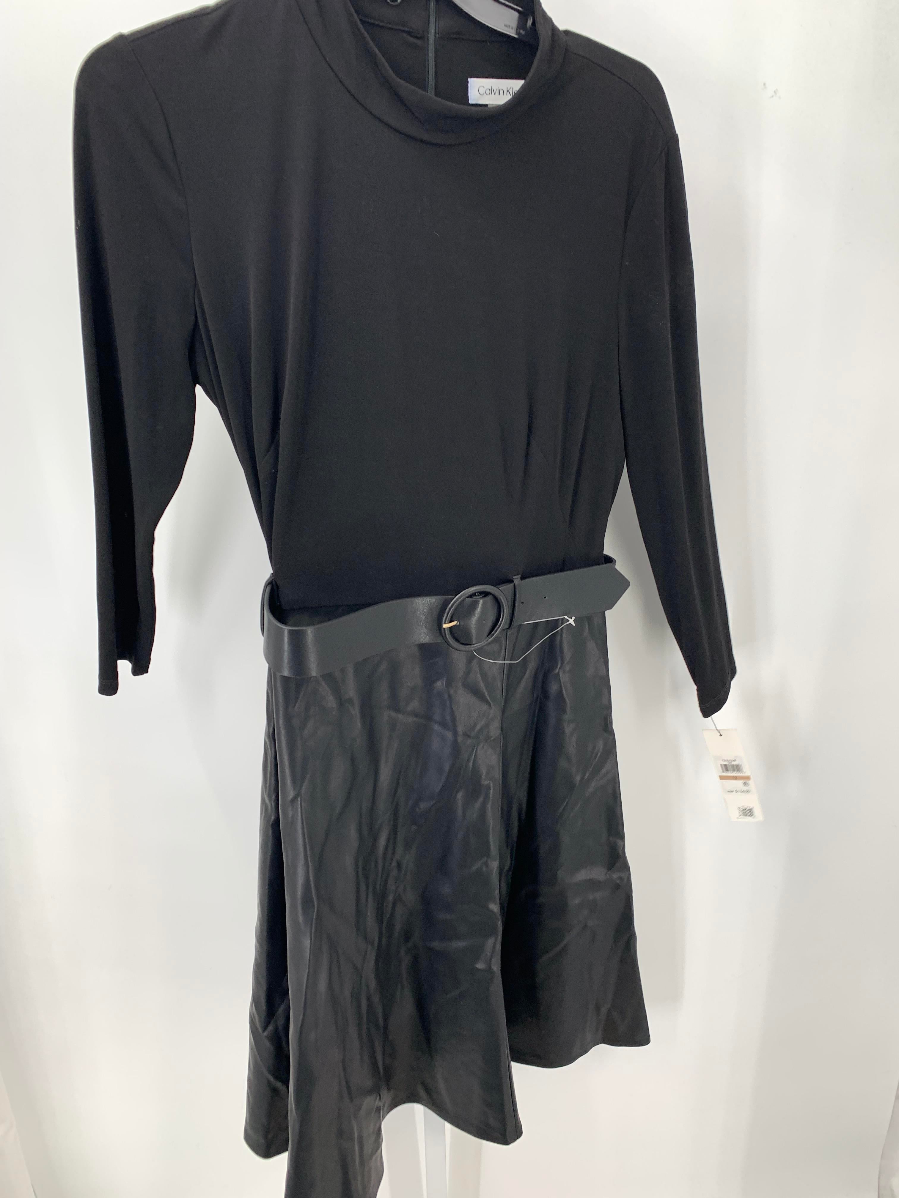 Calvin Klein Size 12 Misses Long Sleeve Dress