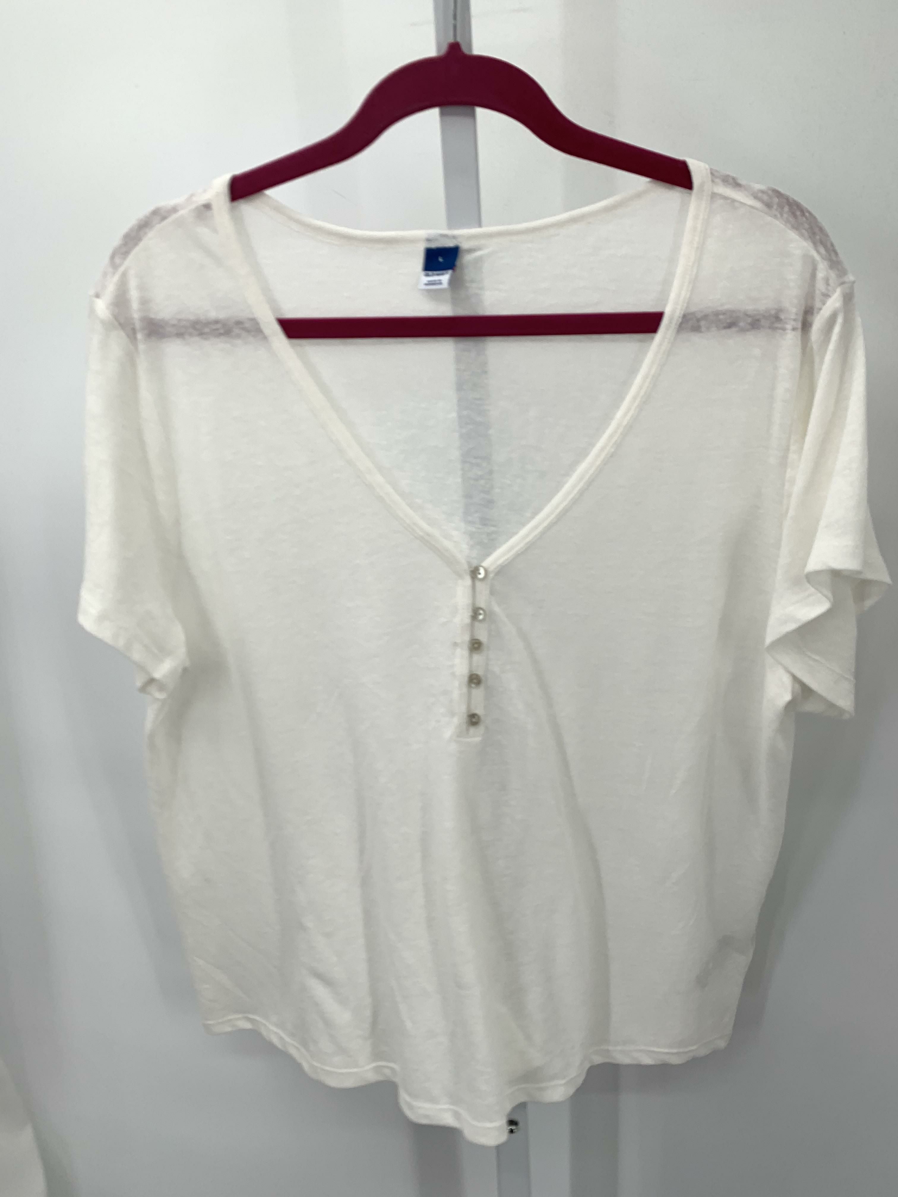 Old Navy Size Large Misses Short Sleeve Shirt