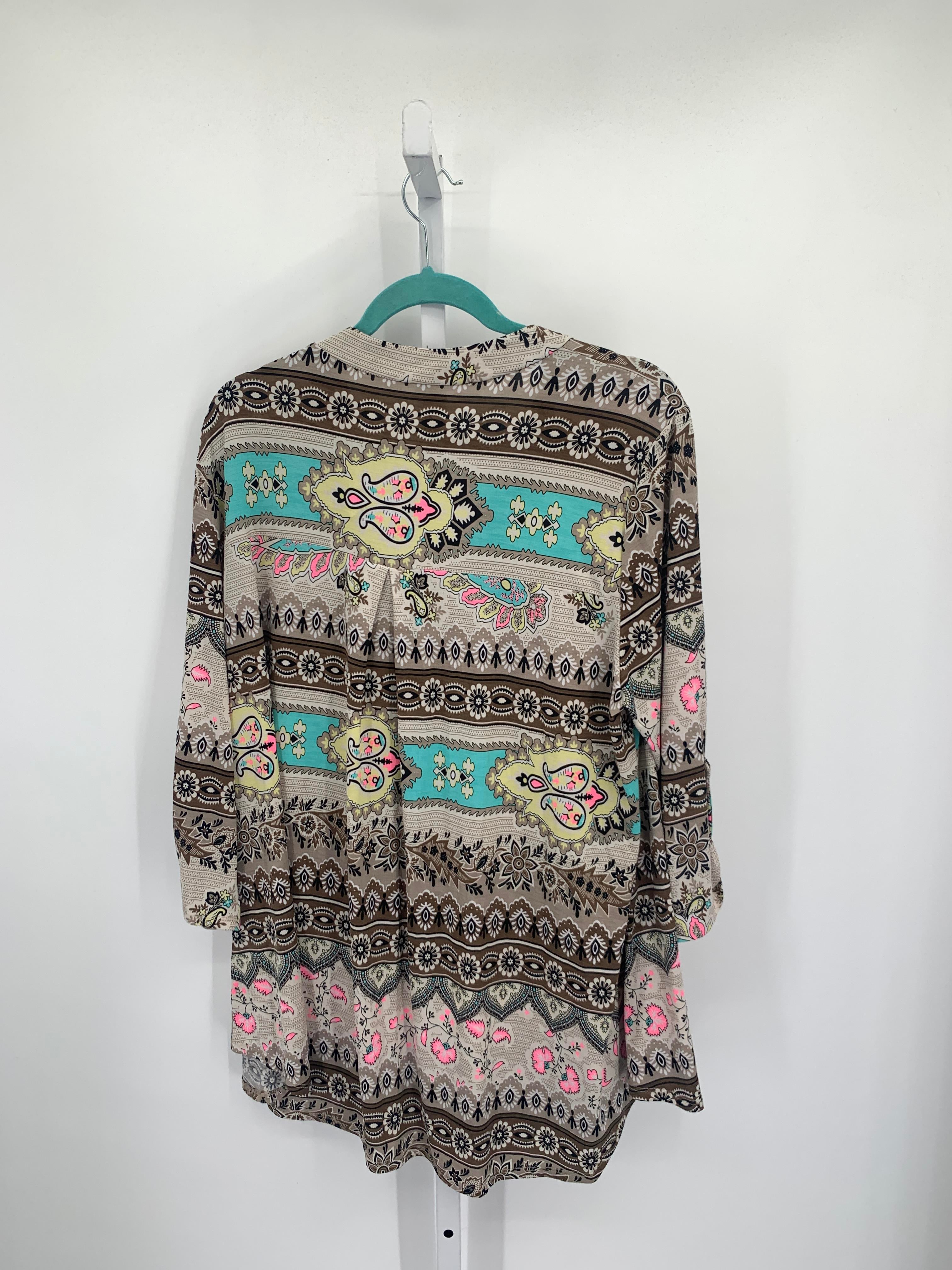 Size Extra Large Misses 3/4 Sleeve Shirt