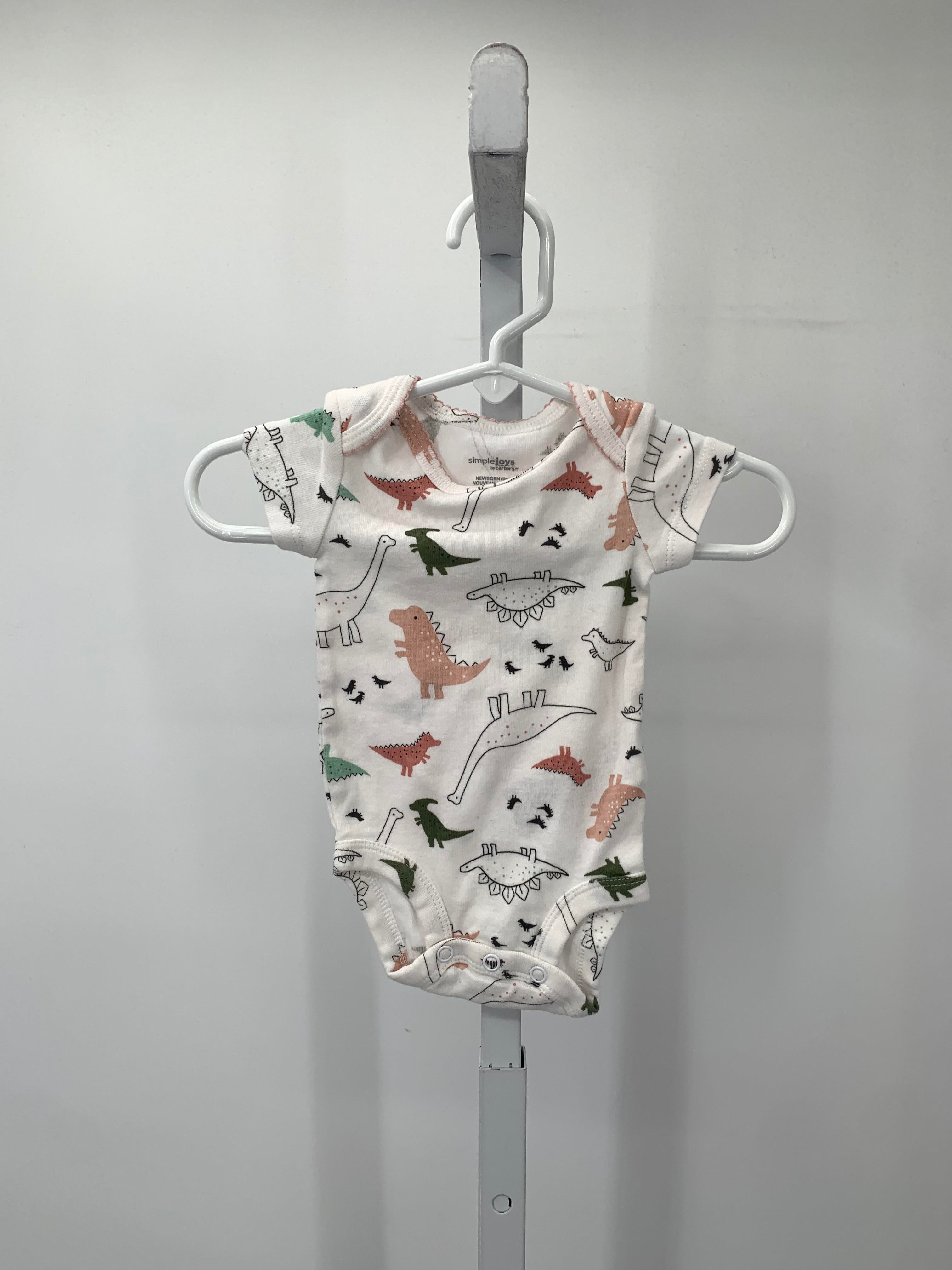 Simple Joys Size Newborn Girls Short Sleeve Shirt