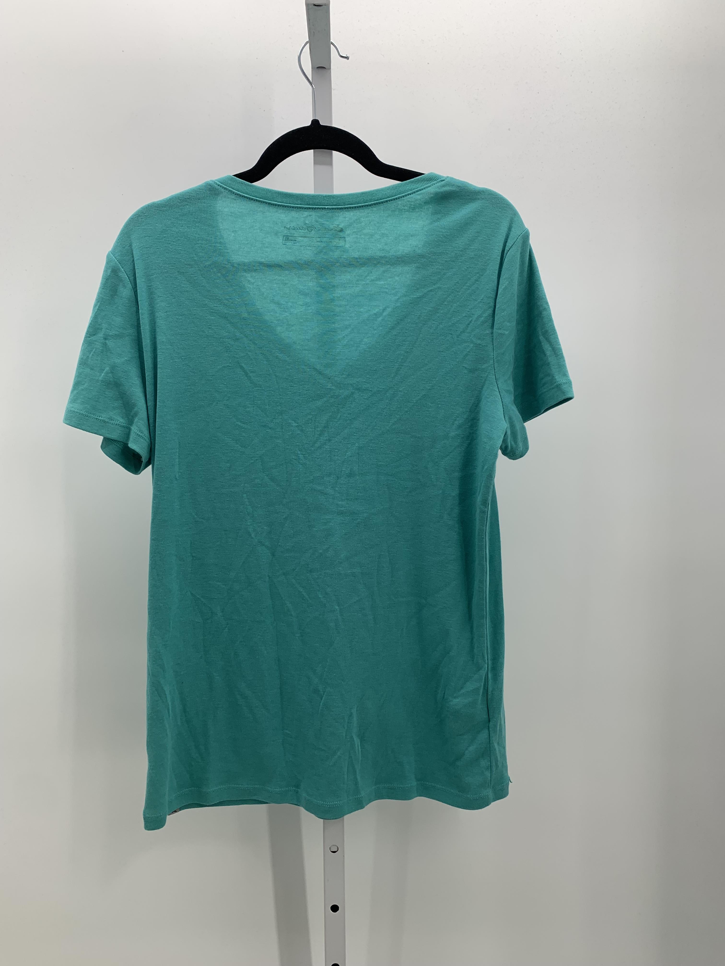 Eddie Bauer Size Extra Large Misses Short Sleeve Shirt