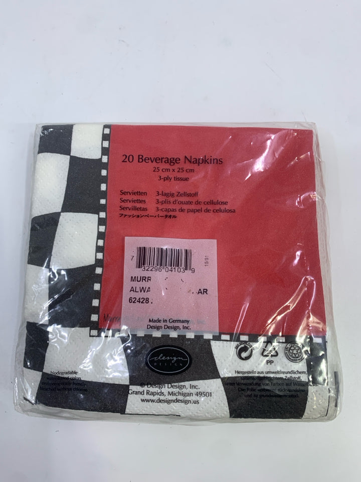 NIP BEVERAGE NAPKINS.