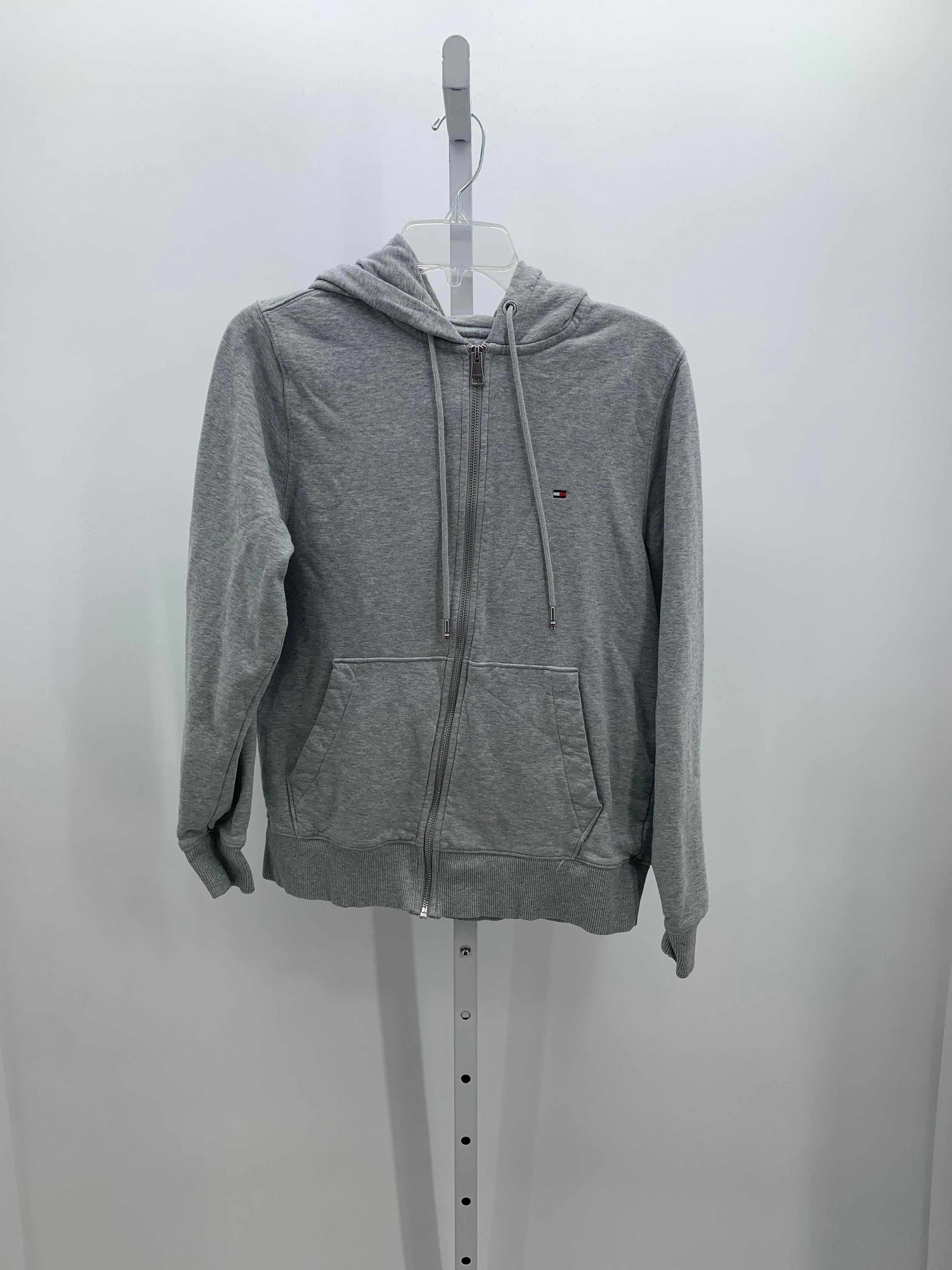 HOODED ZIP KNIT