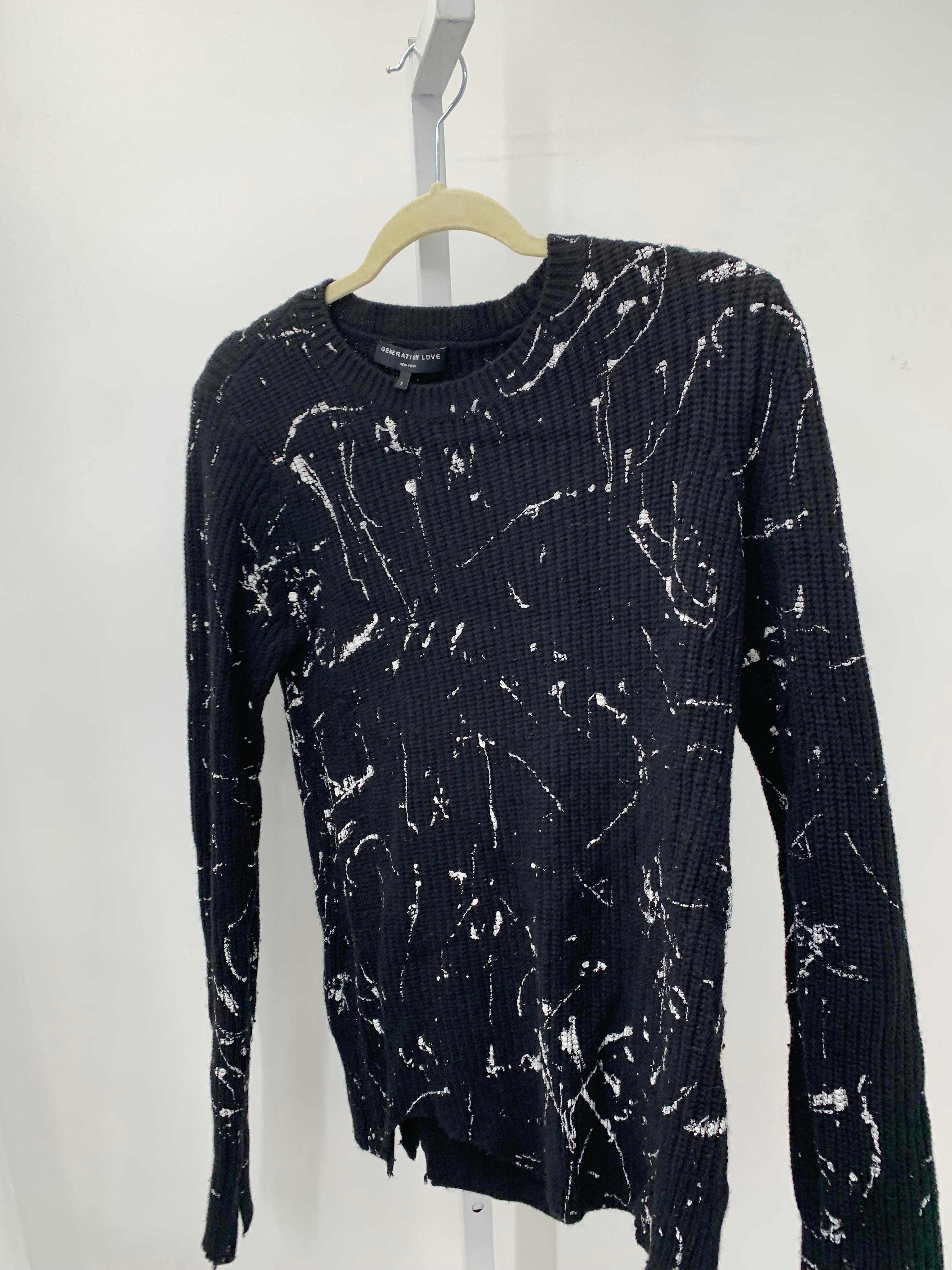 Size Small Juniors Long Sleeve Sweater