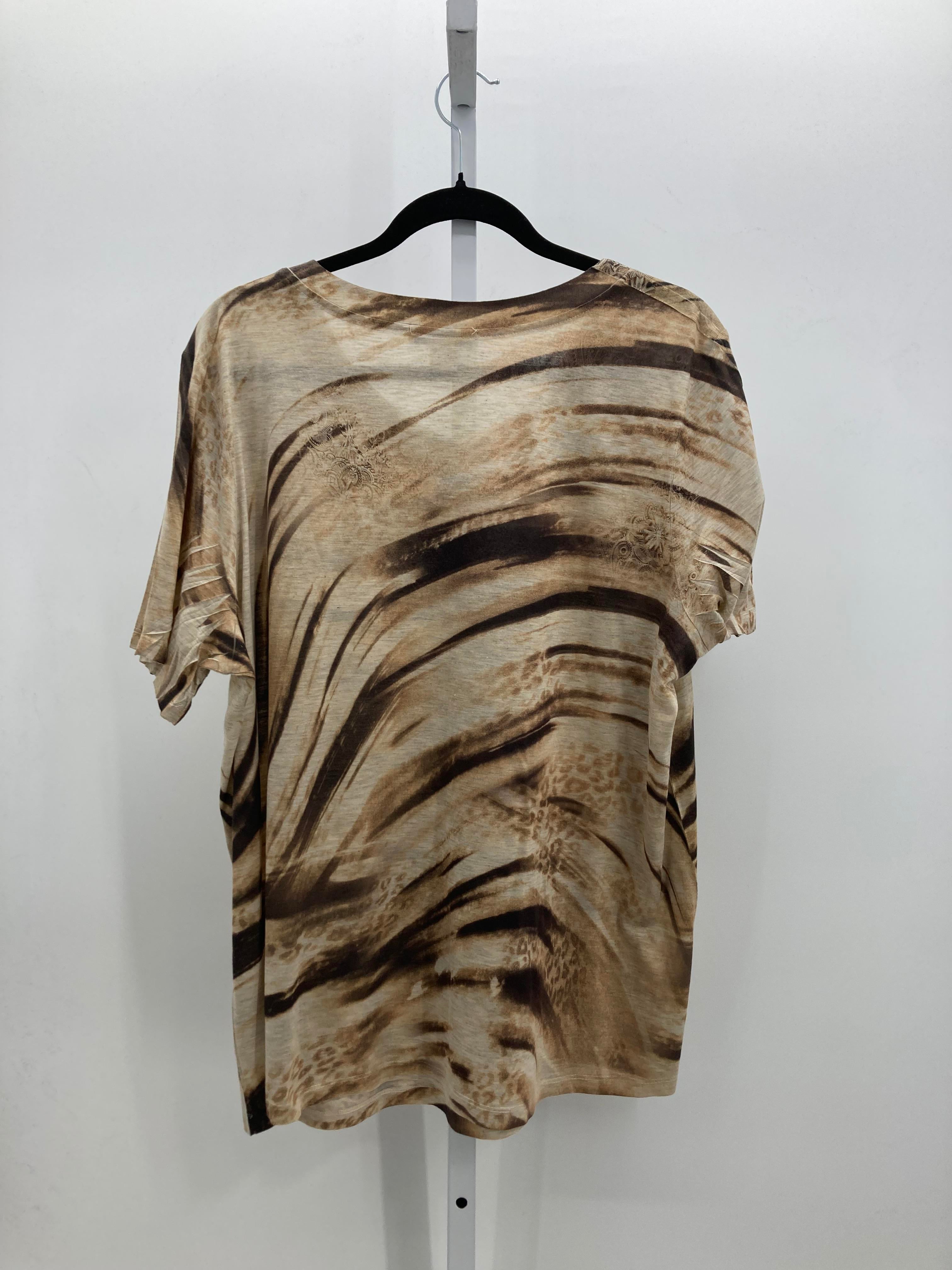CJ Banks Size 2X Womens Short Sleeve Shirt