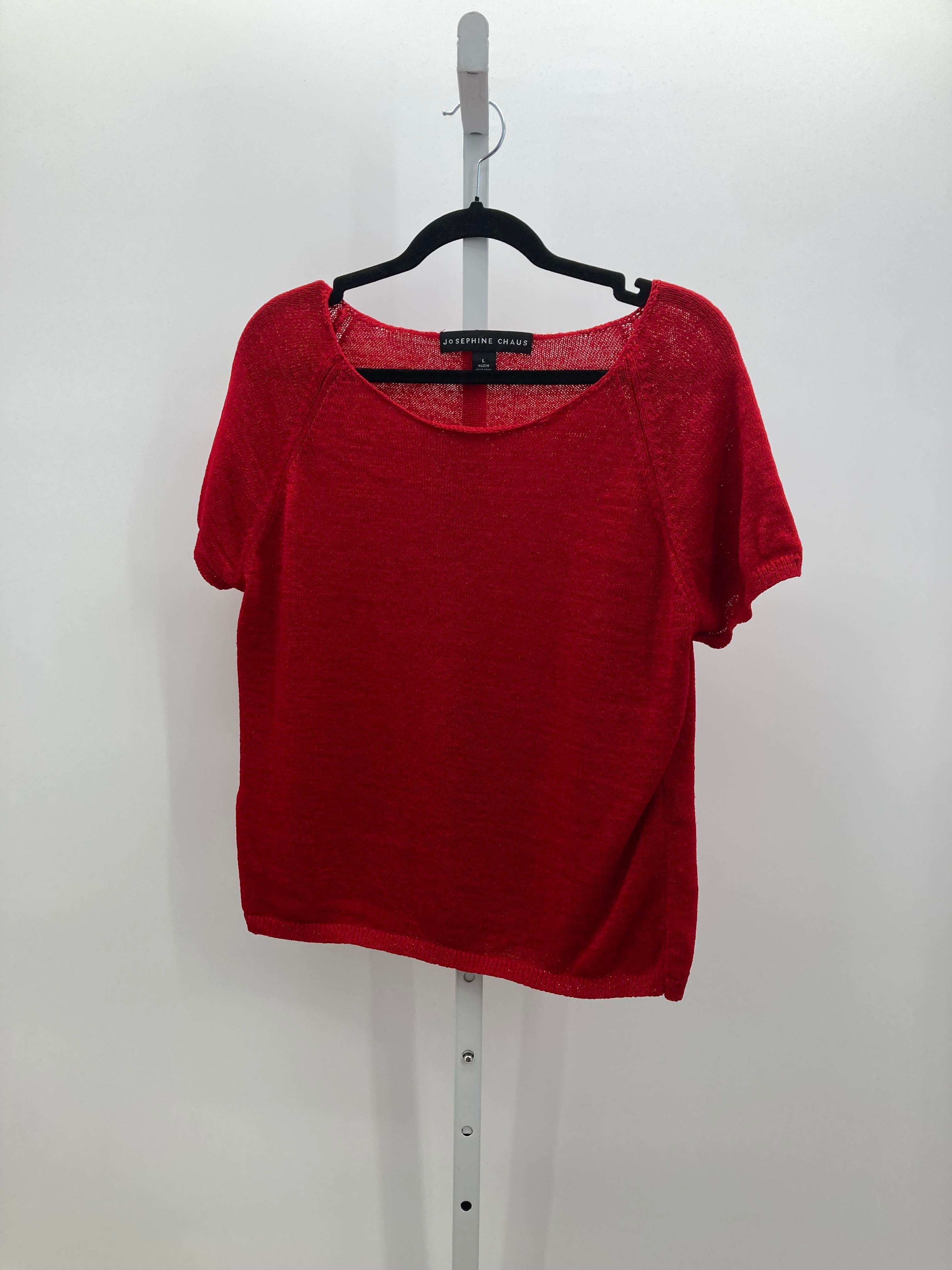 Josephine Chaus Size Large Misses Short Slv Sweater