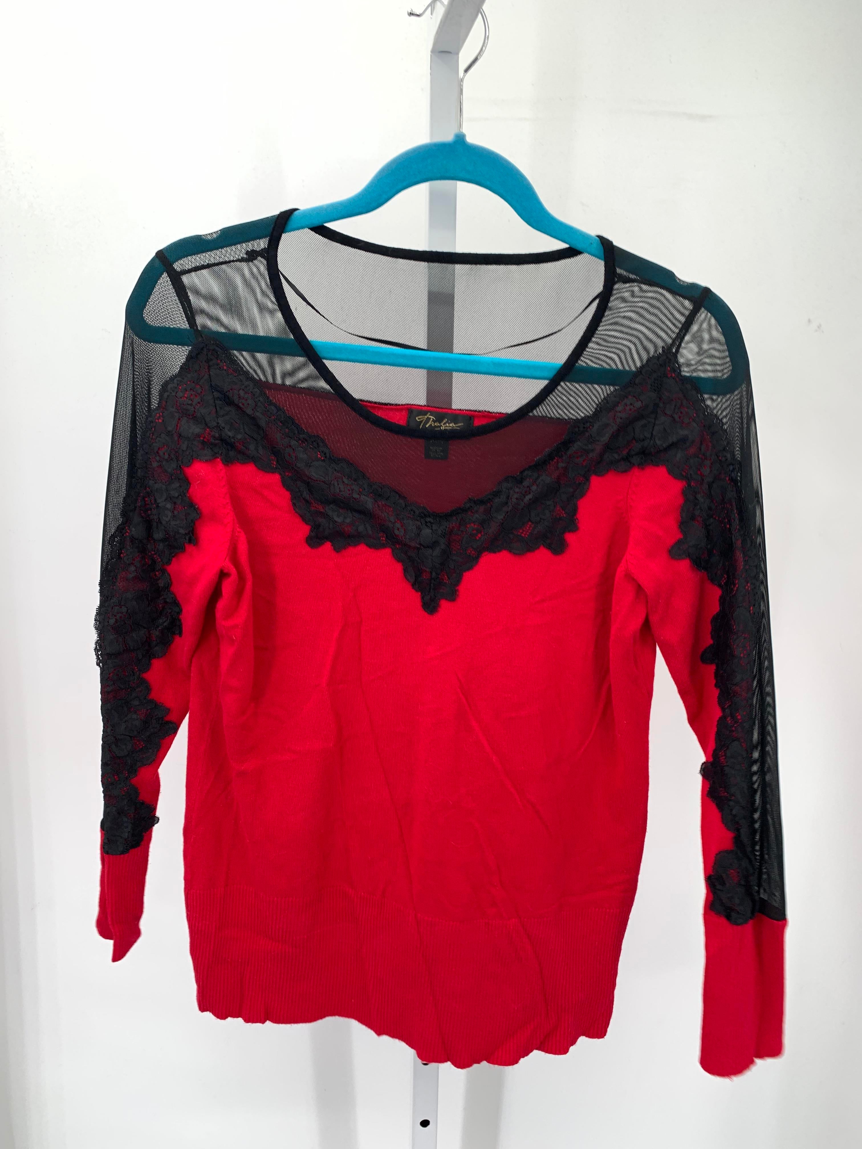 Thalia Spdi Size Medium Misses Long Slv Sweater