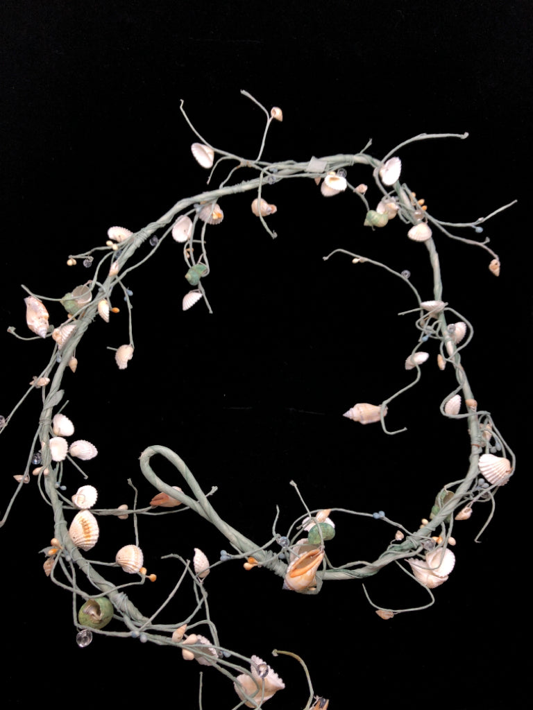 BLUE SEASHELL GARLAND.