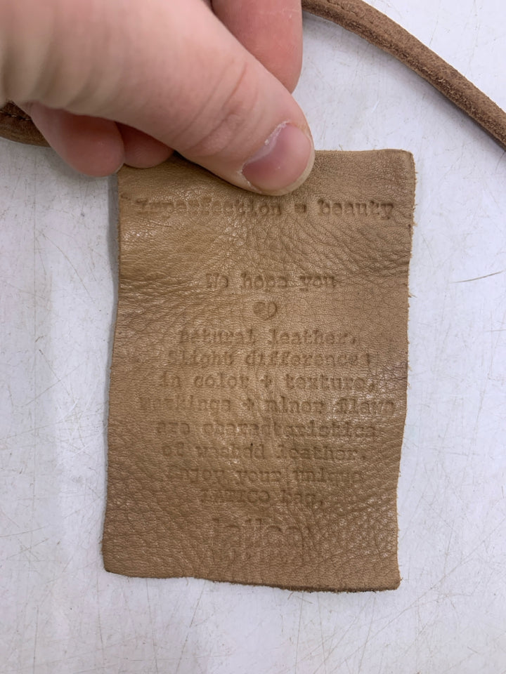 Latico Miller Leather Crossbody -Hazel