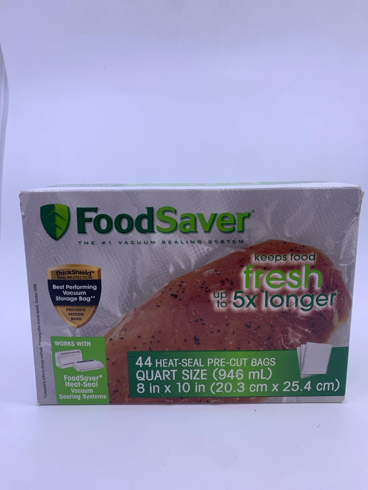 NIB PRECUT HEAT SEAL BAGS- FOOD SAVER