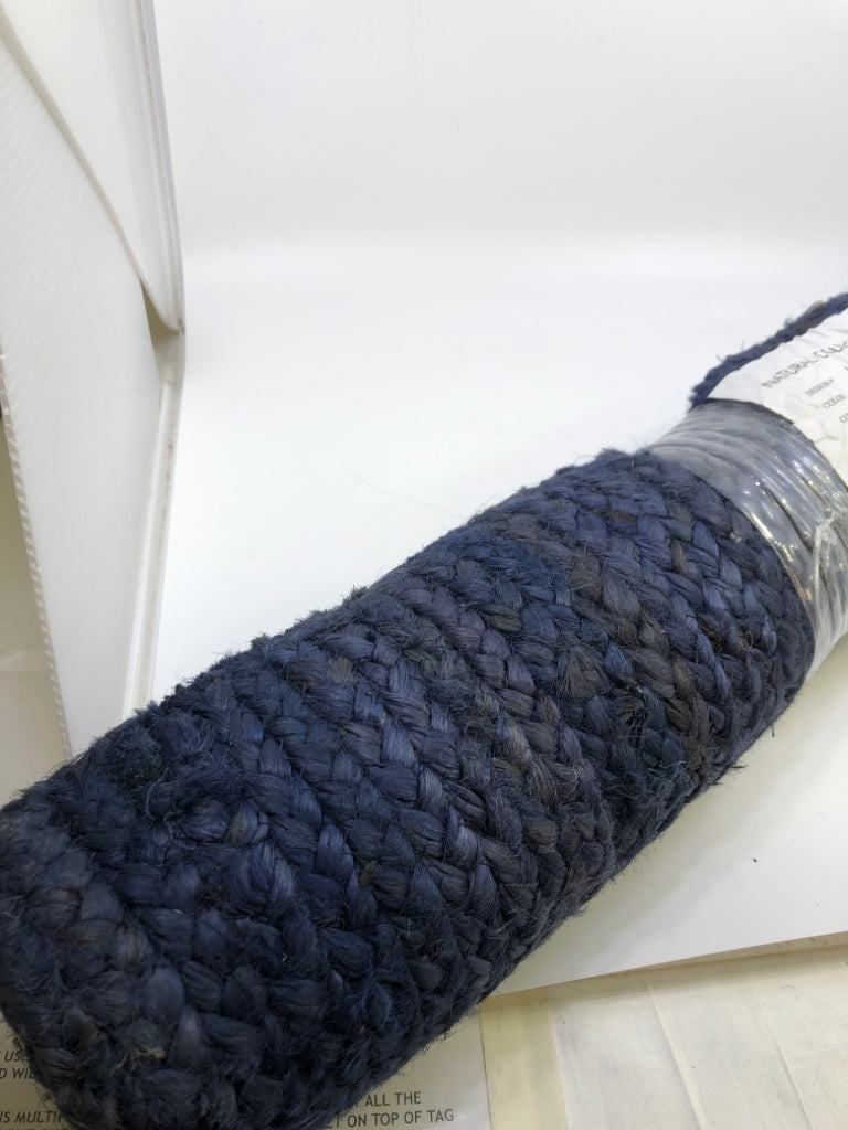 NIP NAVY BLUE RUG.