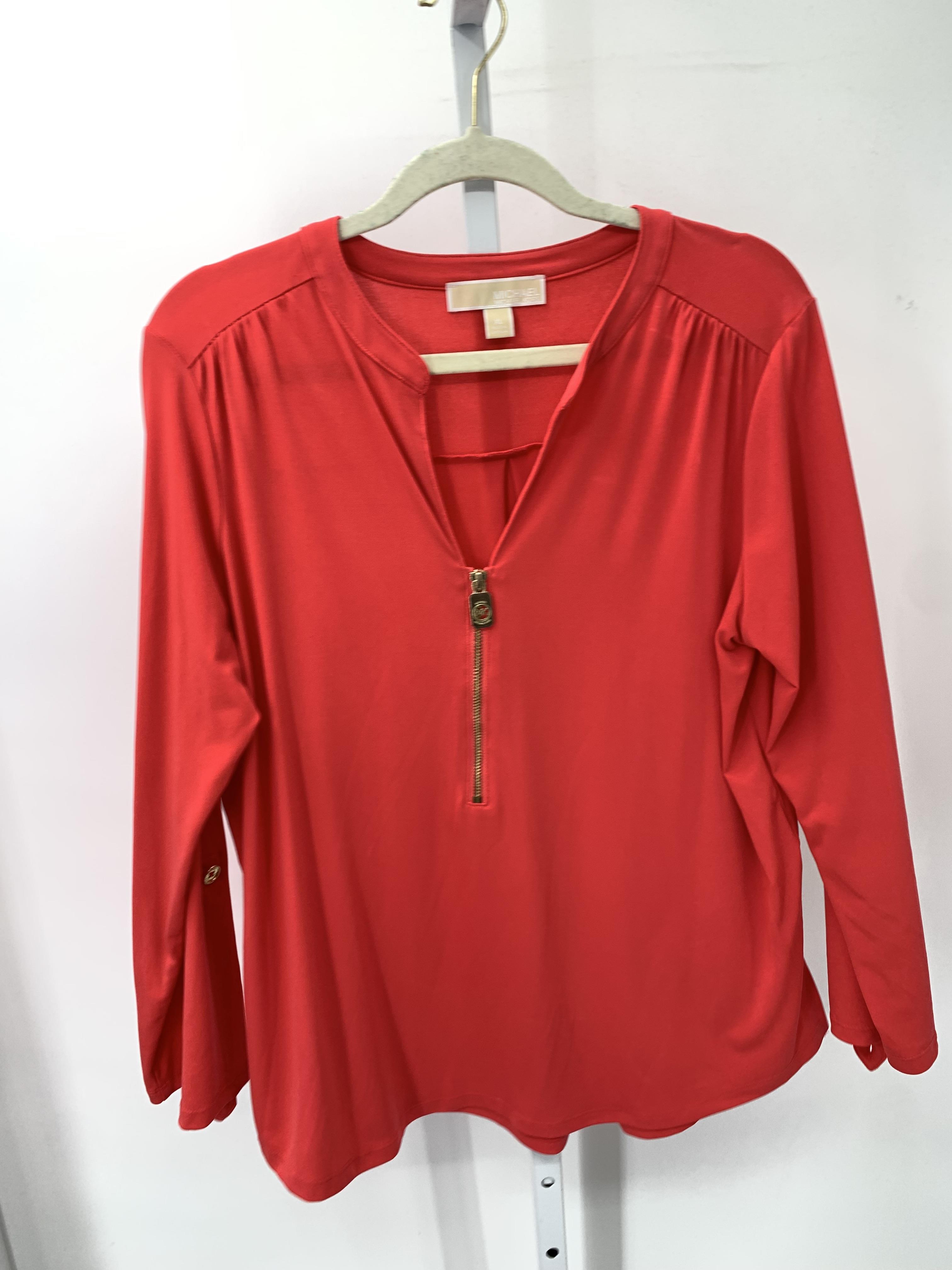 Michael Kors Size Extra Large Misses Long Sleeve Shirt