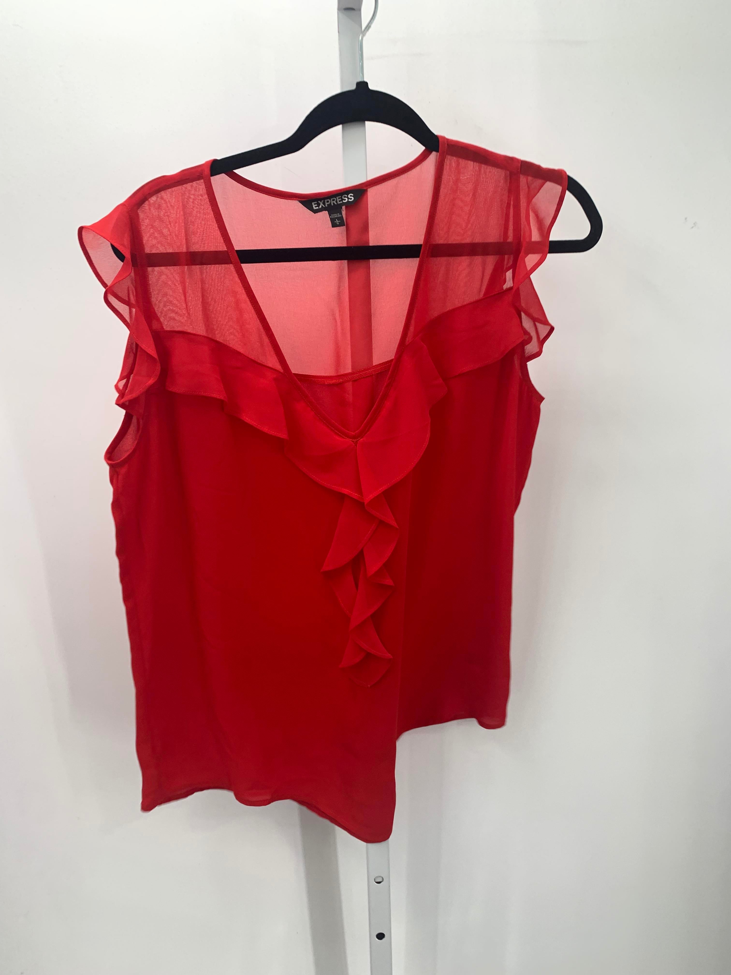Express Size Large Misses Short Sleeve Shirt